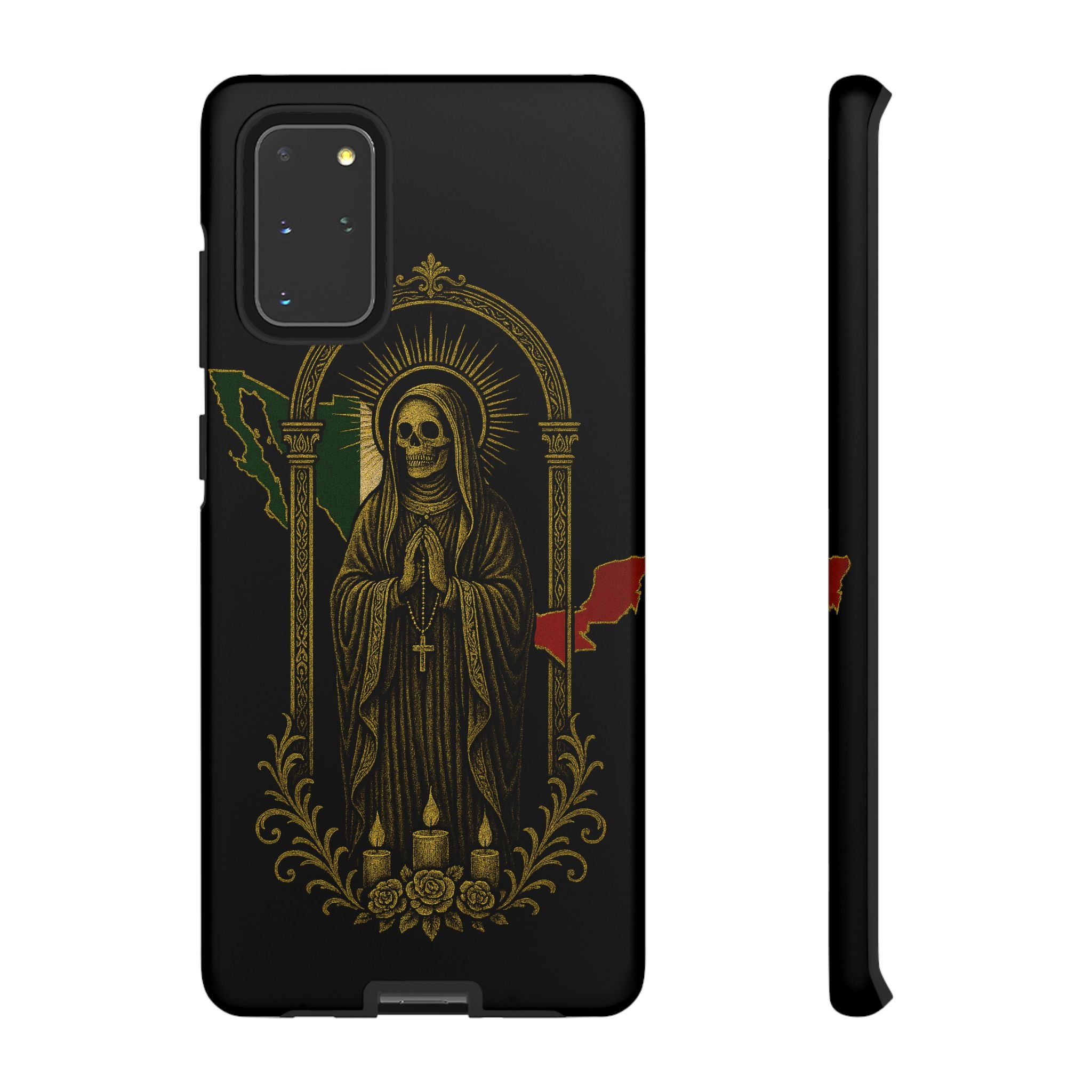 Santa Muerte Altar Protective Phone Case