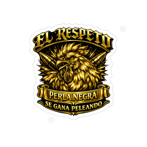 Golden Rooster Die-Cut sticker