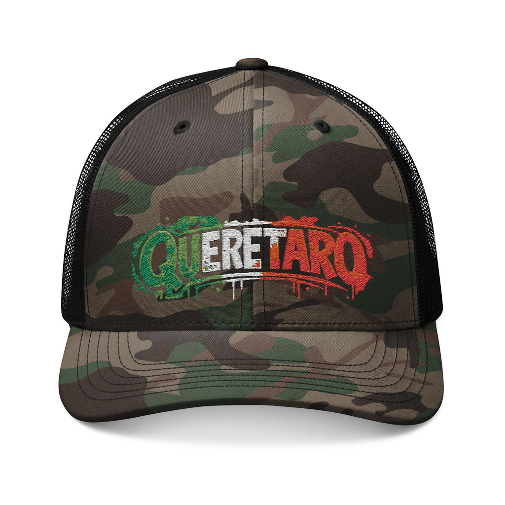 Queretaro camo trucker hat