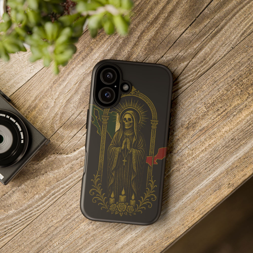 Santa Muerte Altar Protective Phone Case