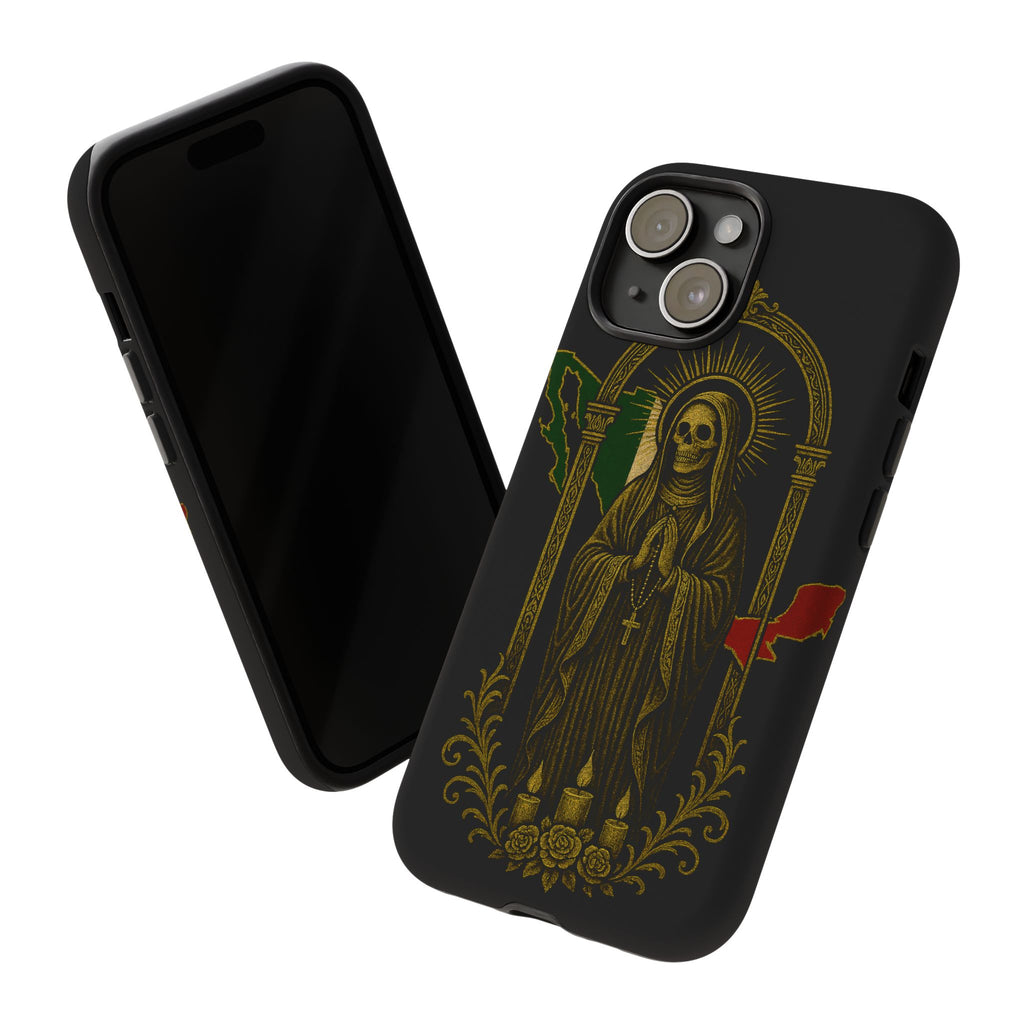 Santa Muerte Altar Protective Phone Case