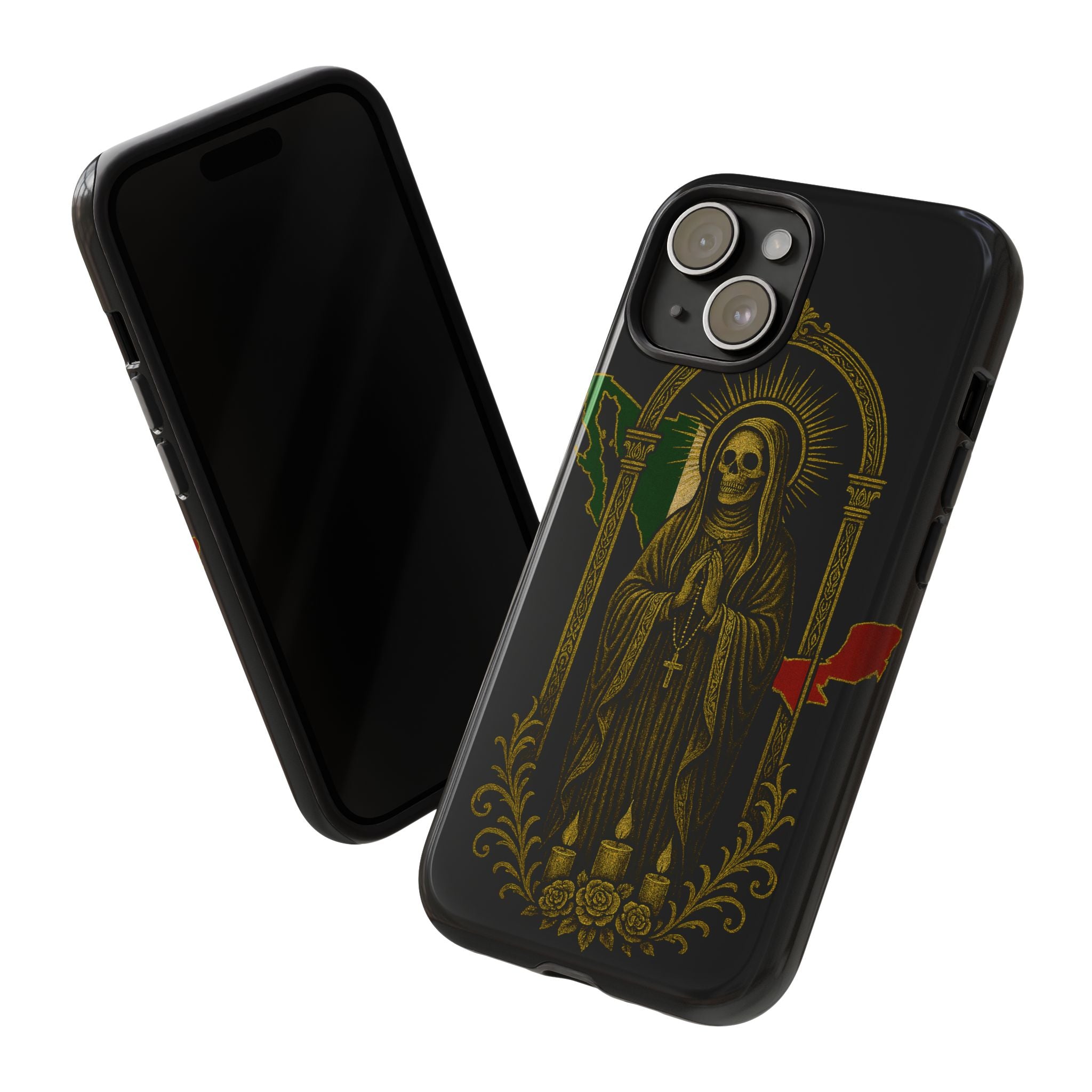 Santa Muerte Altar Protective Phone Case