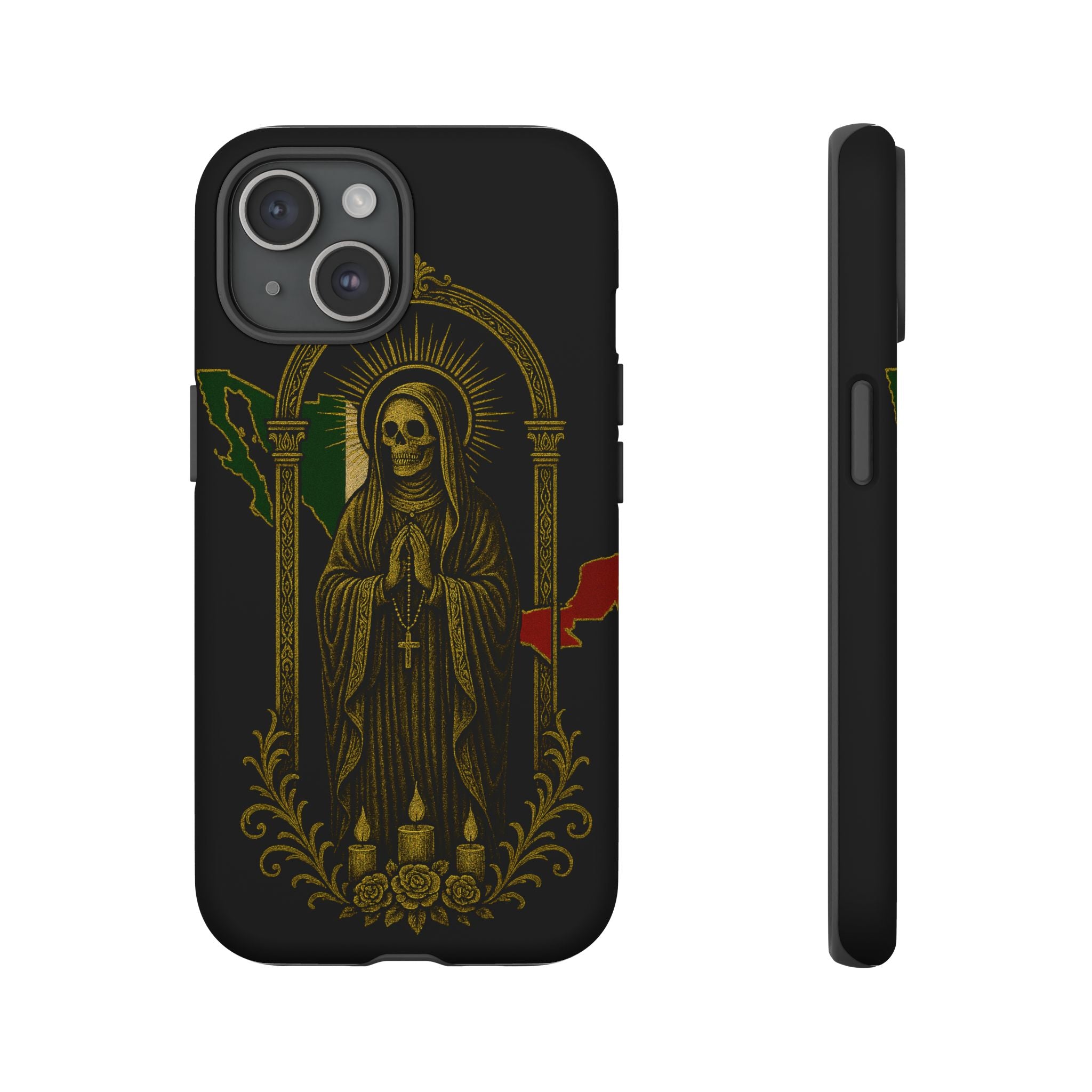 Santa Muerte Altar Protective Phone Case