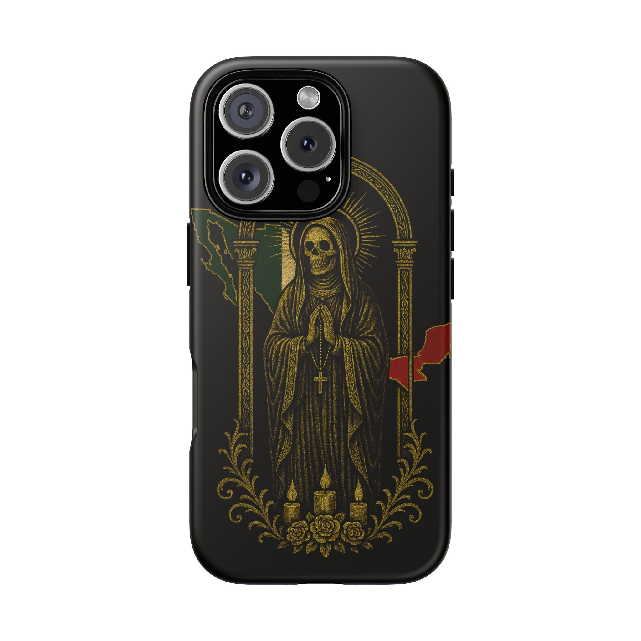 Santa Muerte Altar Protective Phone Case