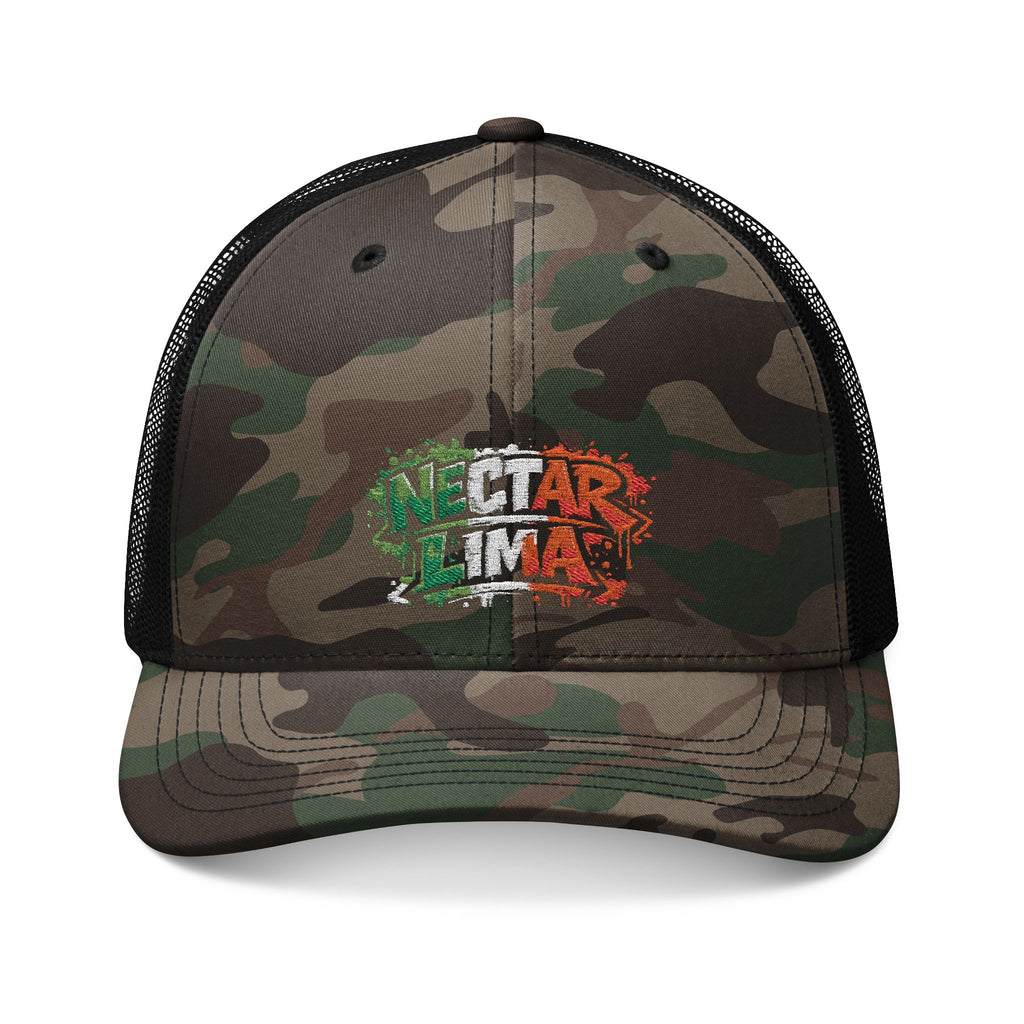 Nectar Lima Camo trucker hat