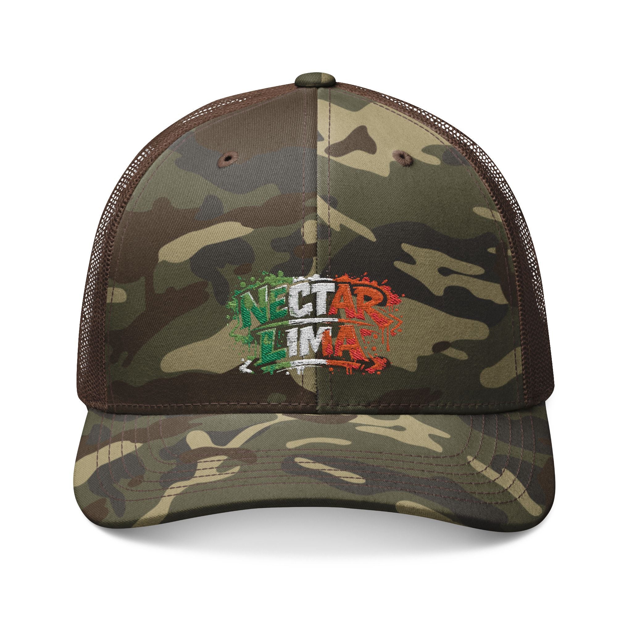 Nectar Lima Camo trucker hat