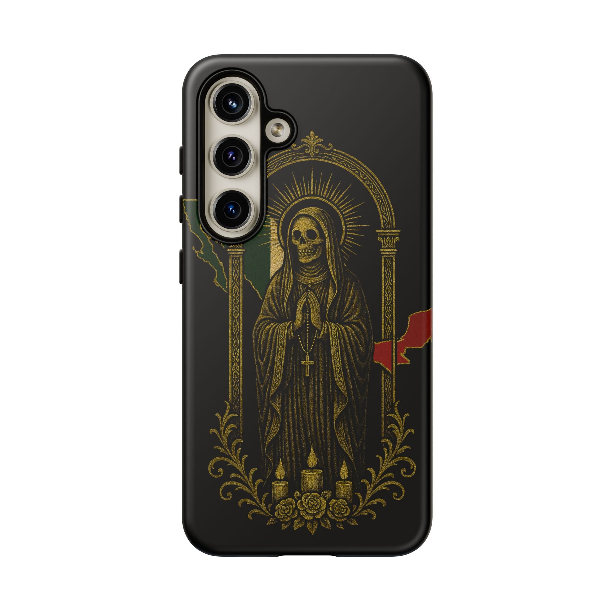 Santa Muerte Altar Protective Phone Case