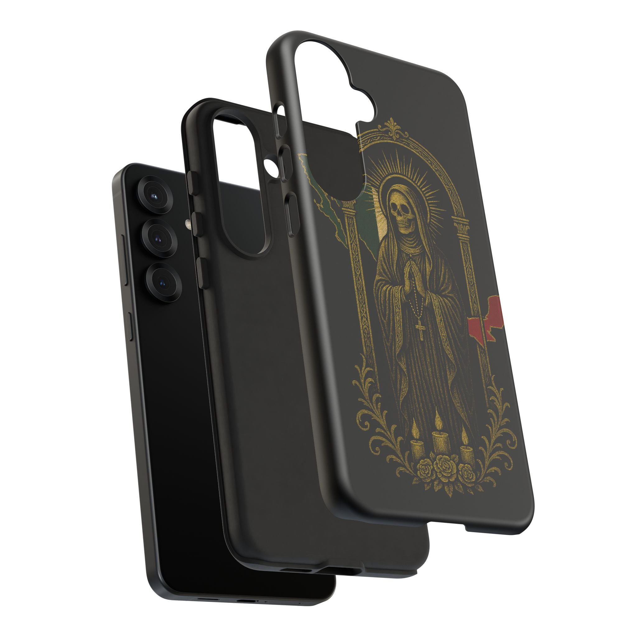 Santa Muerte Altar Protective Phone Case
