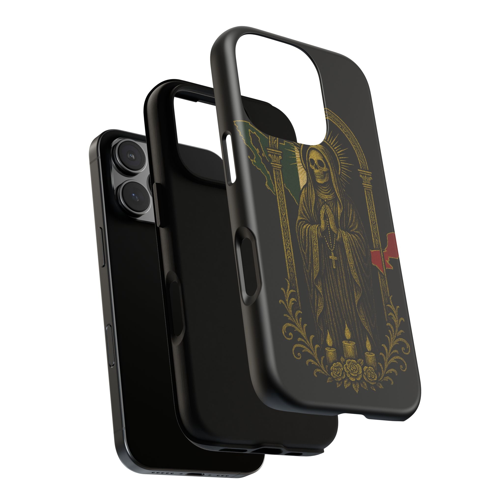Santa Muerte Altar Protective Phone Case