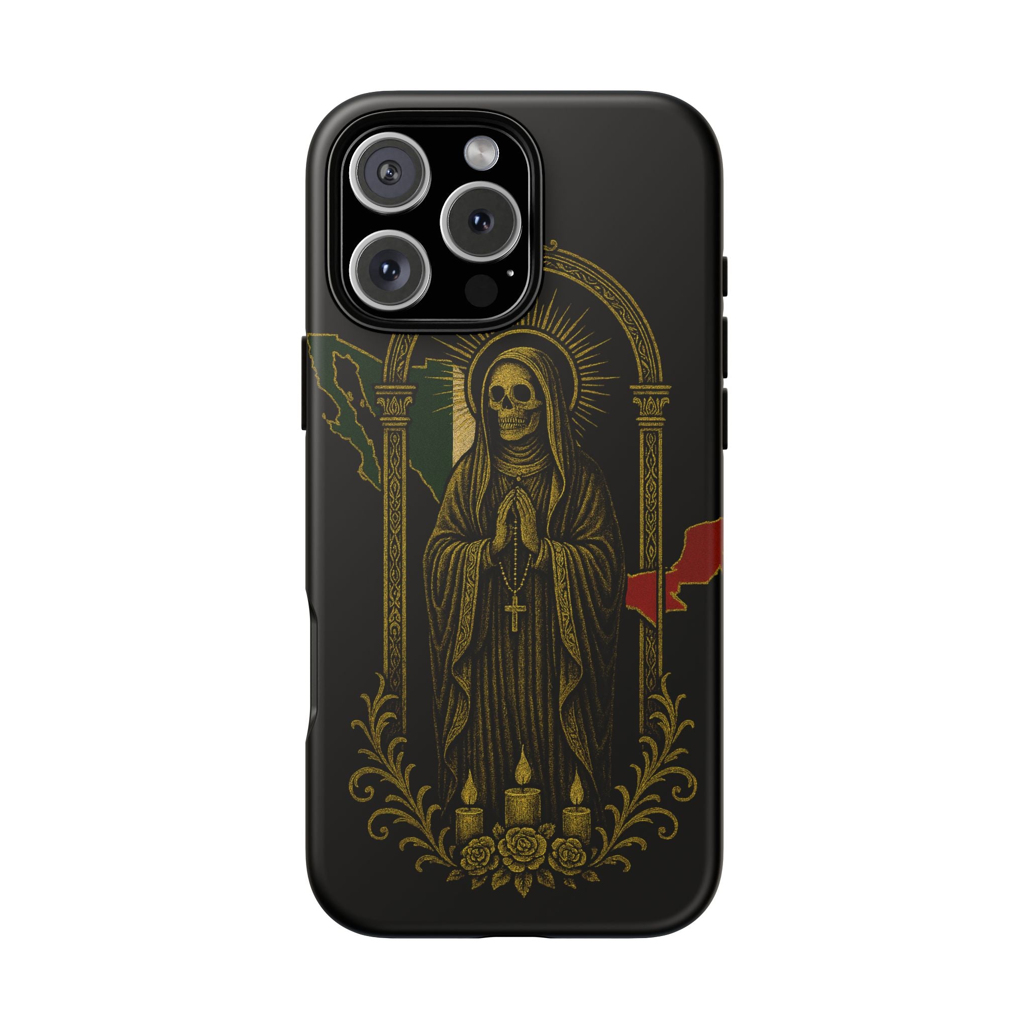 Santa Muerte Altar Protective Phone Case