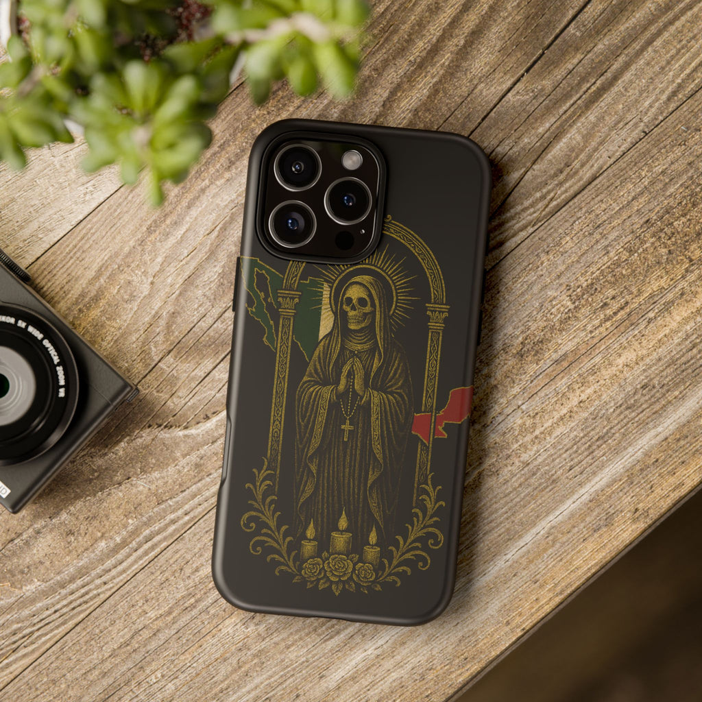 Santa Muerte Altar Protective Phone Case