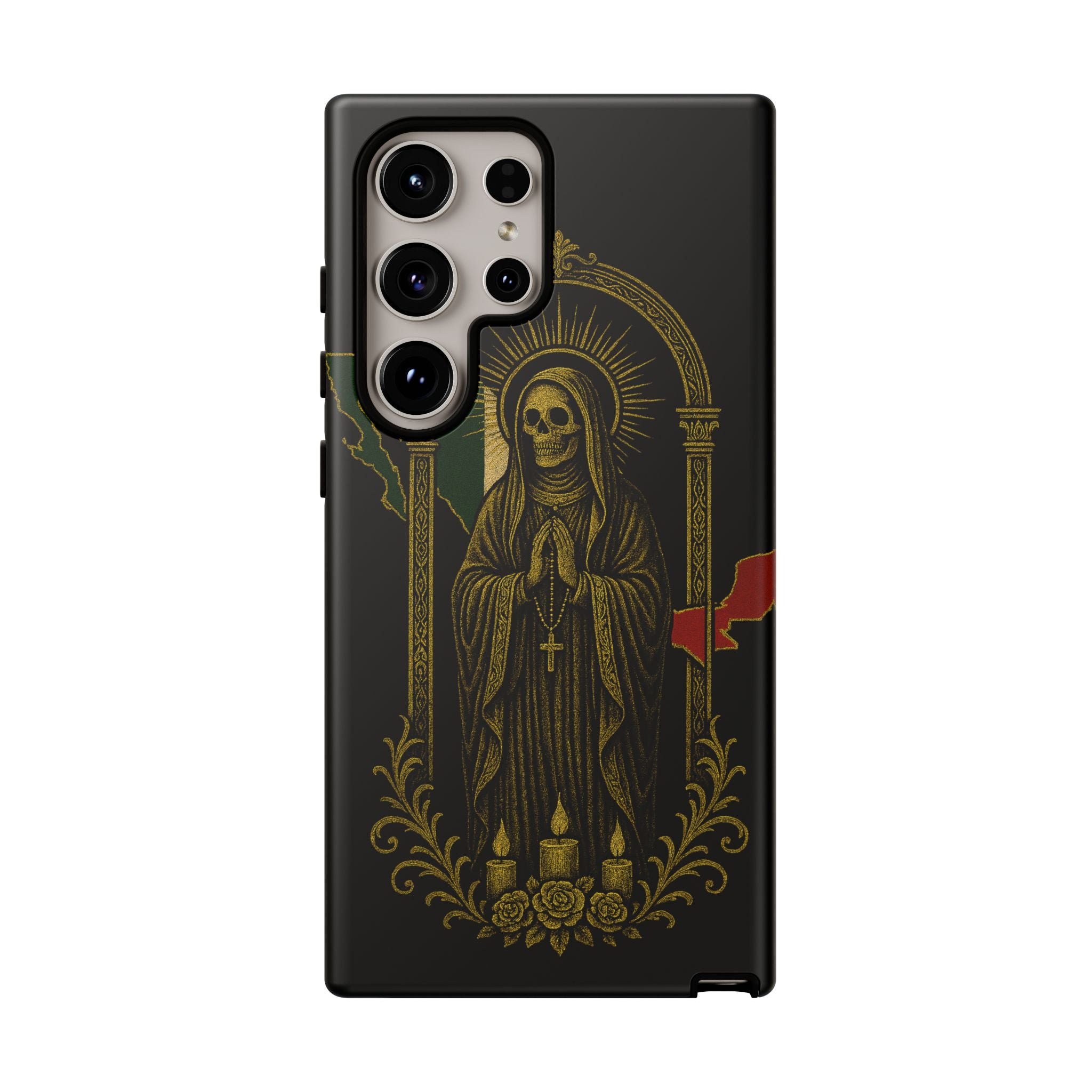 Santa Muerte Altar Protective Phone Case