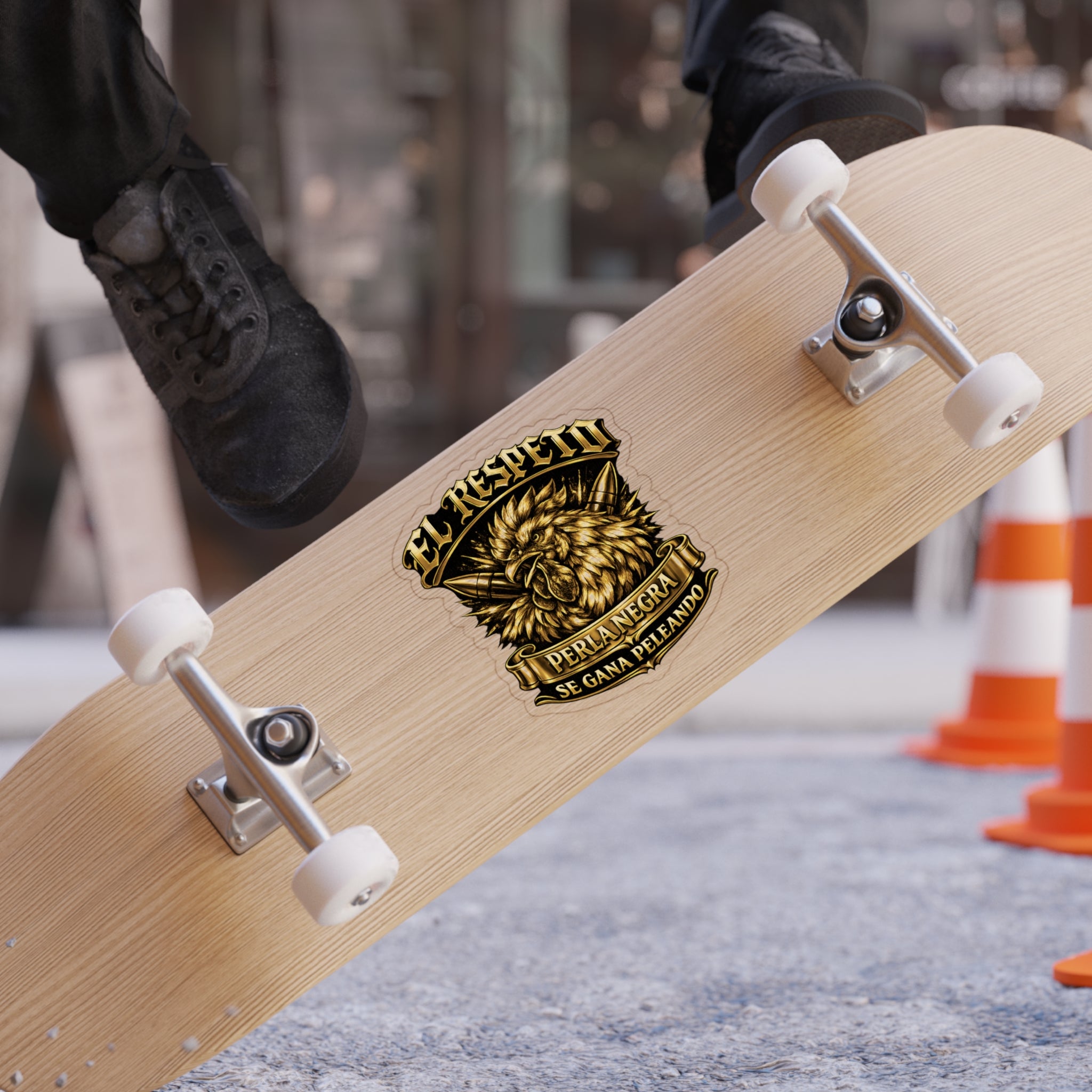 Golden Rooster Die-Cut sticker