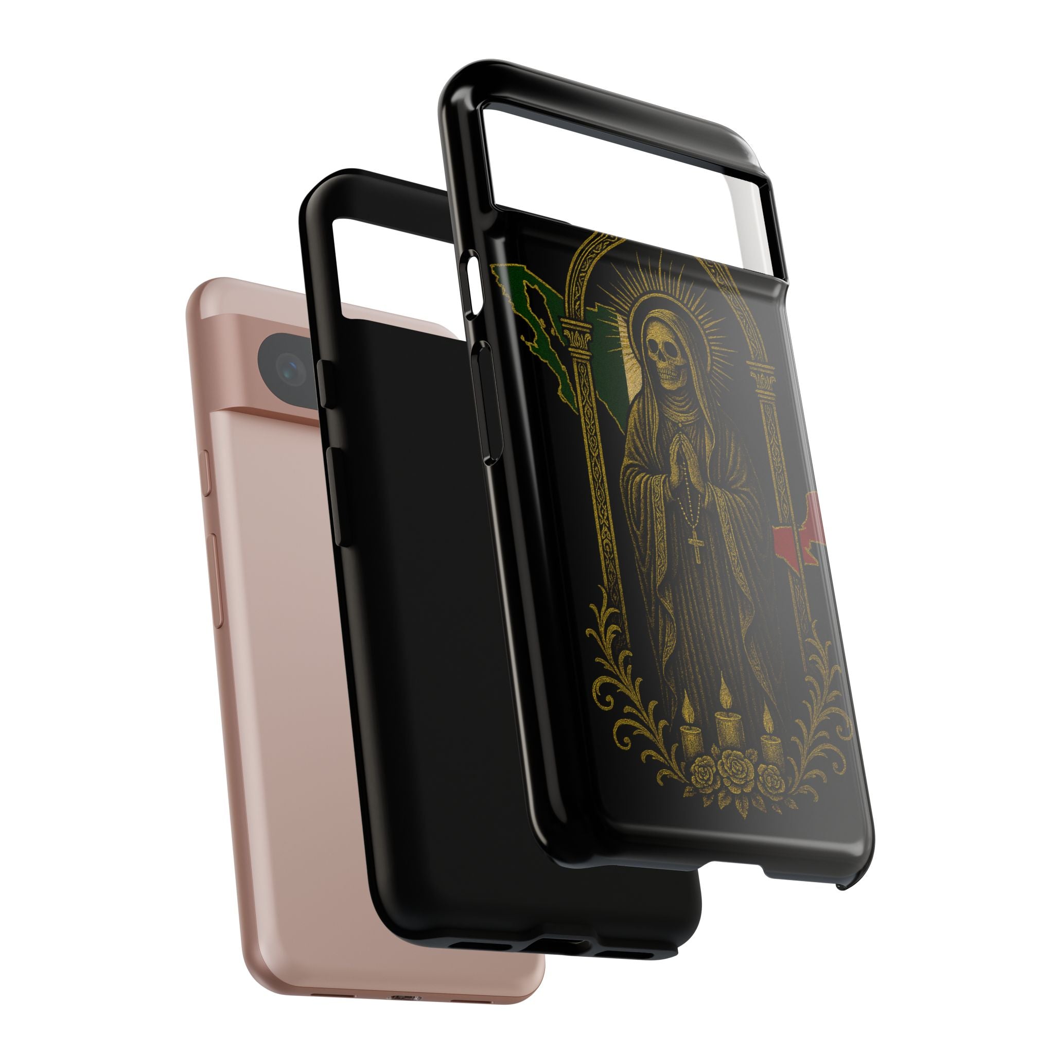 Santa Muerte Altar Protective Phone Case