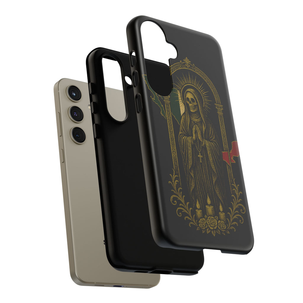 Santa Muerte Altar Protective Phone Case