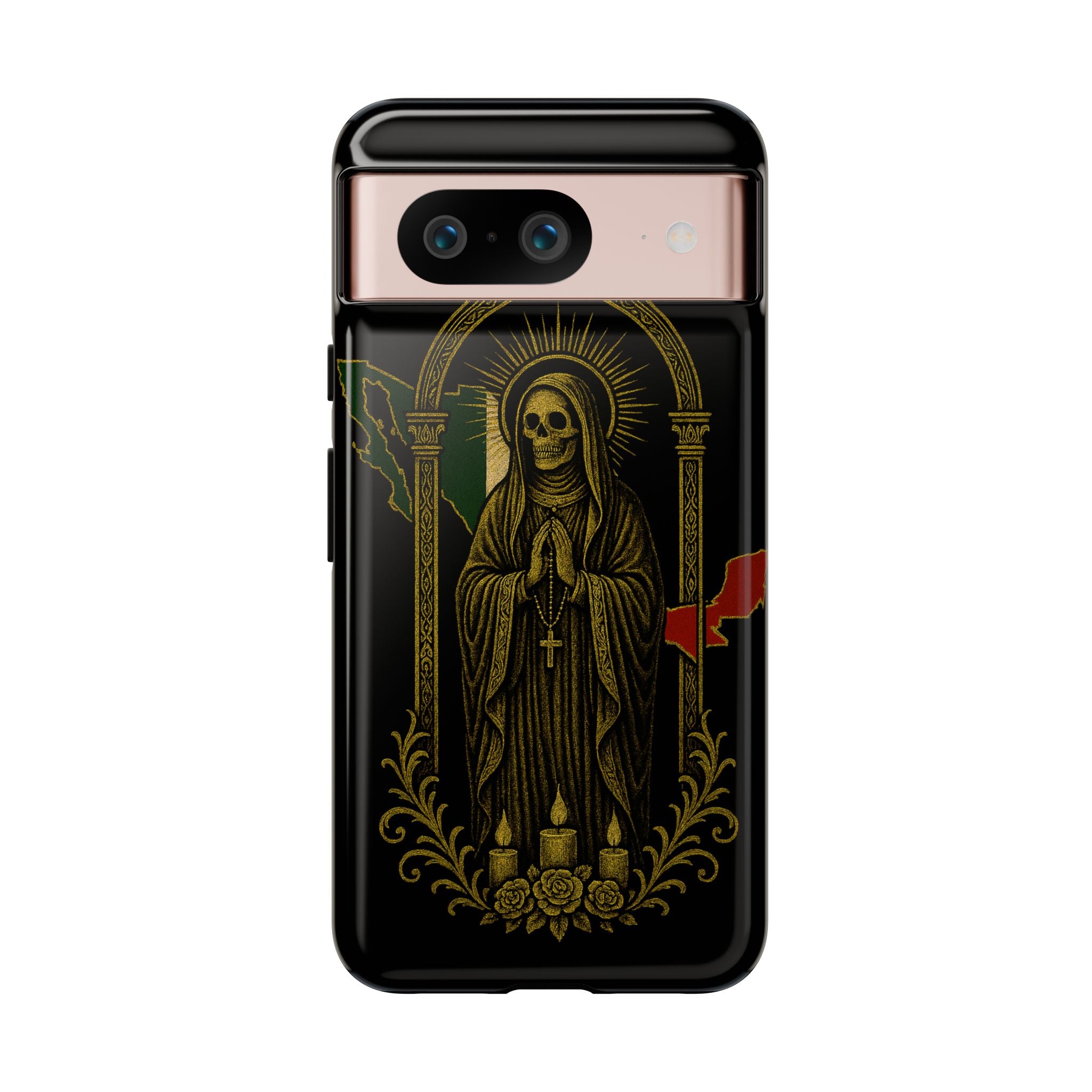 Santa Muerte Altar Protective Phone Case