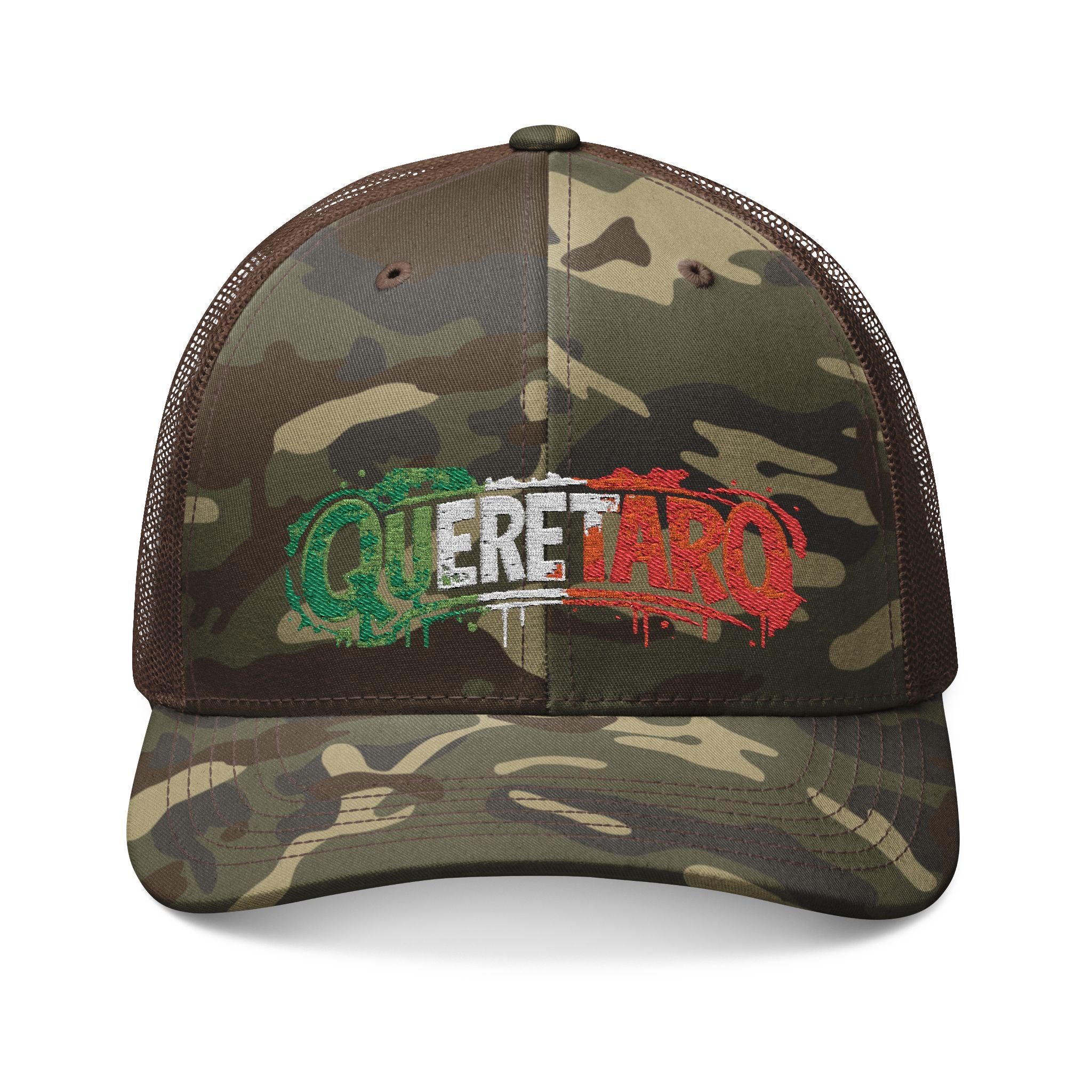 Queretaro camo trucker hat