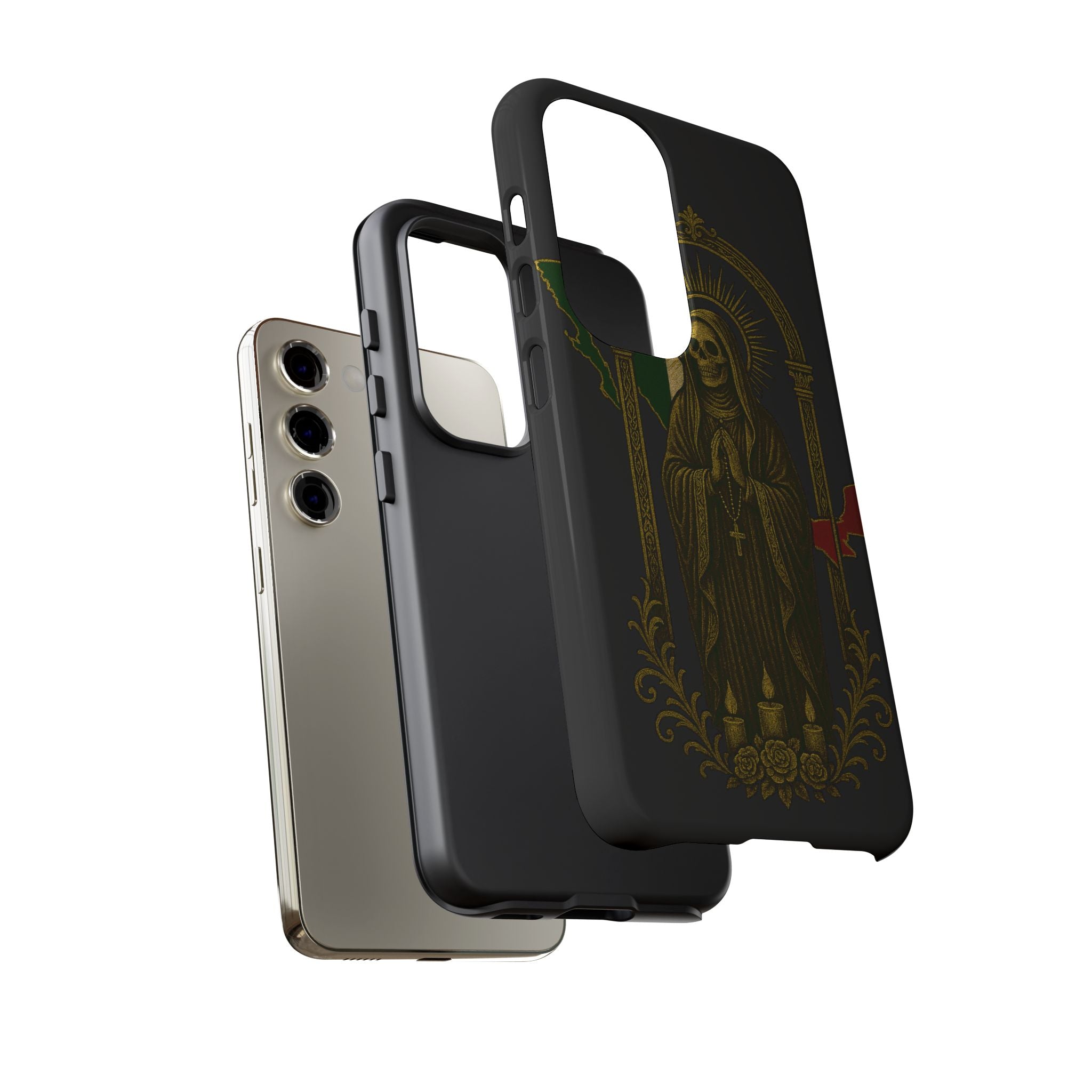 Santa Muerte Altar Protective Phone Case