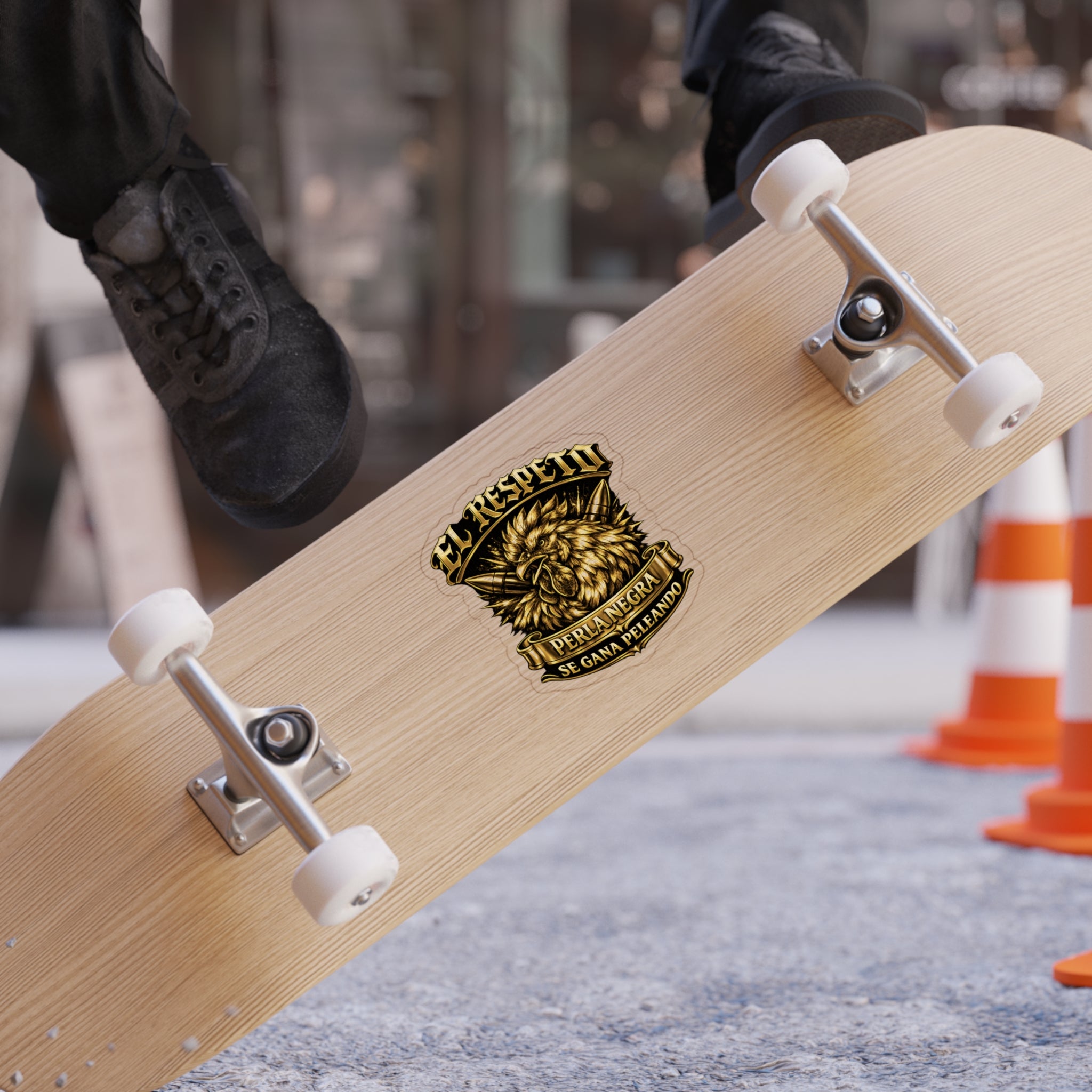 Golden Rooster Die-Cut sticker
