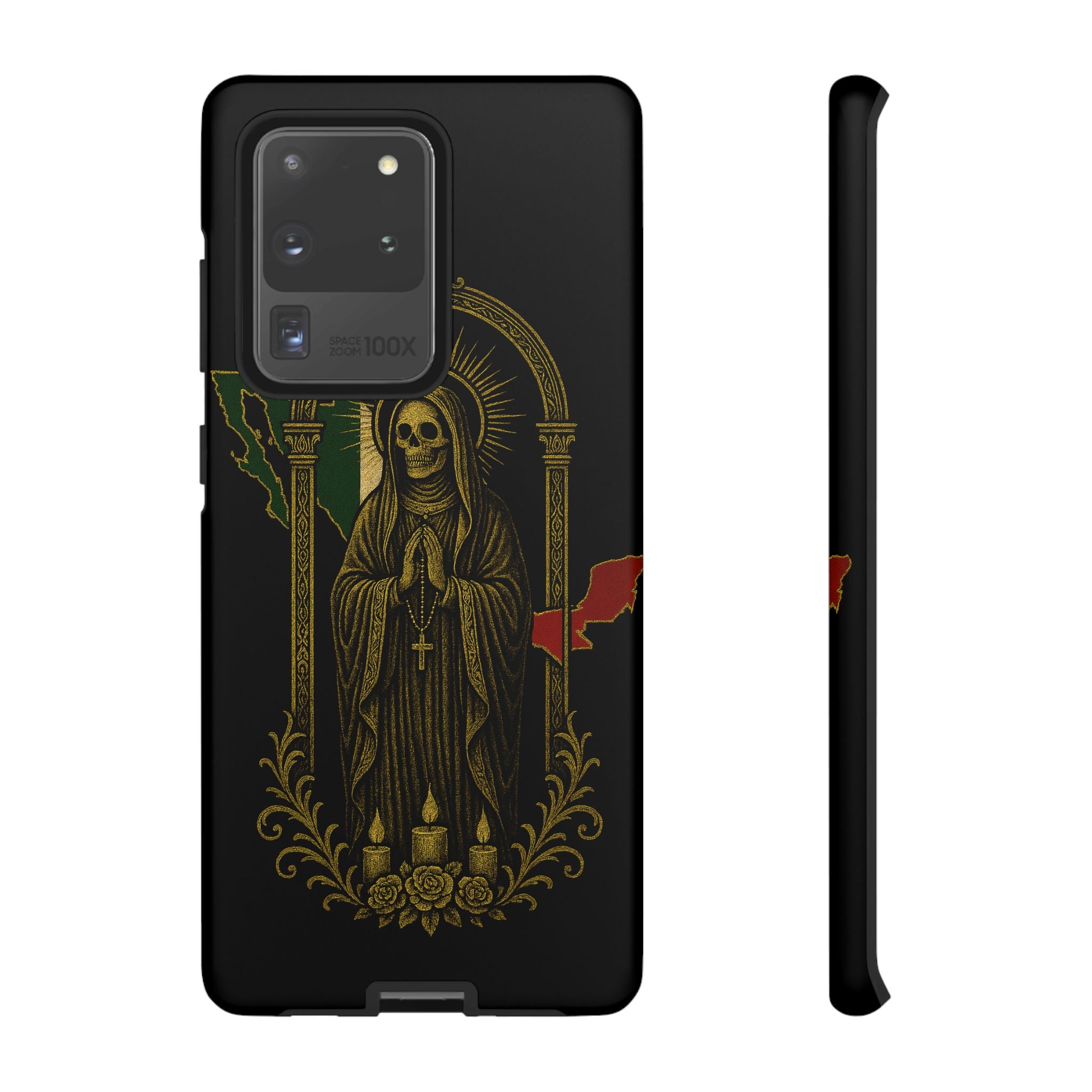 Santa Muerte Altar Protective Phone Case