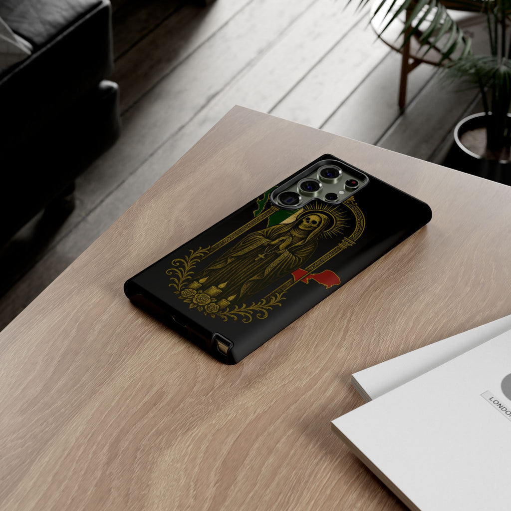 Santa Muerte Altar Protective Phone Case