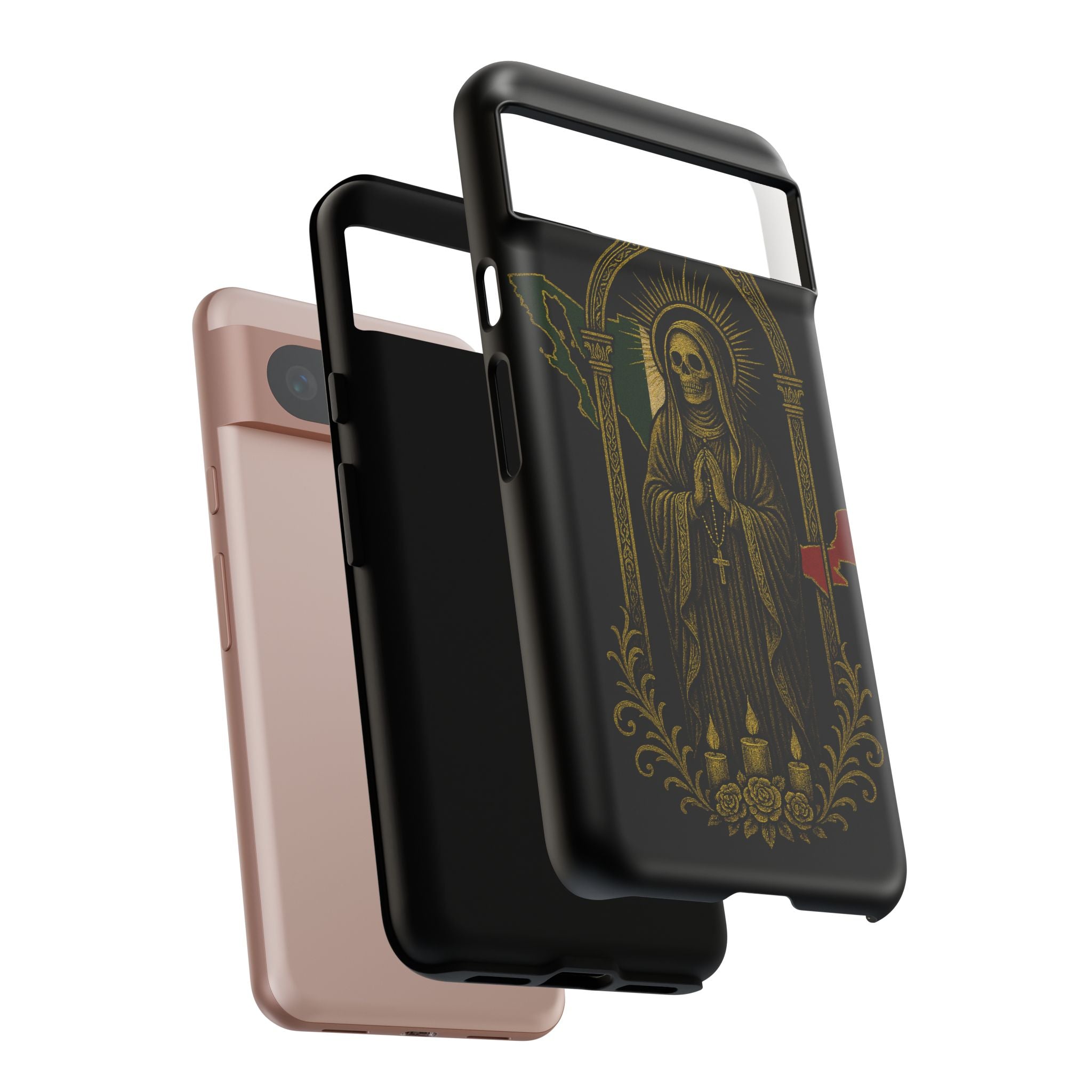 Santa Muerte Altar Protective Phone Case