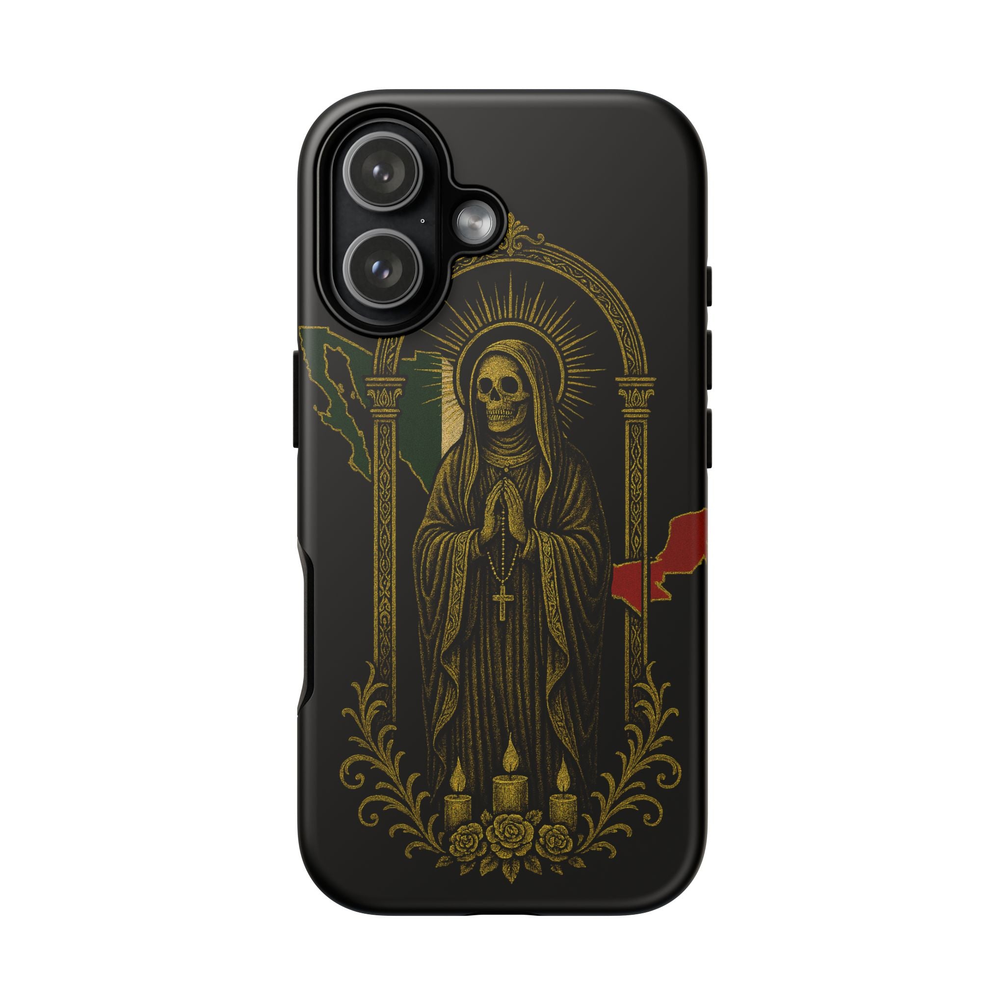 Santa Muerte Altar Protective Phone Case