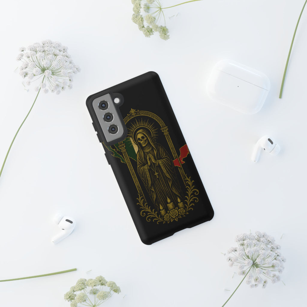 Santa Muerte Altar Protective Phone Case