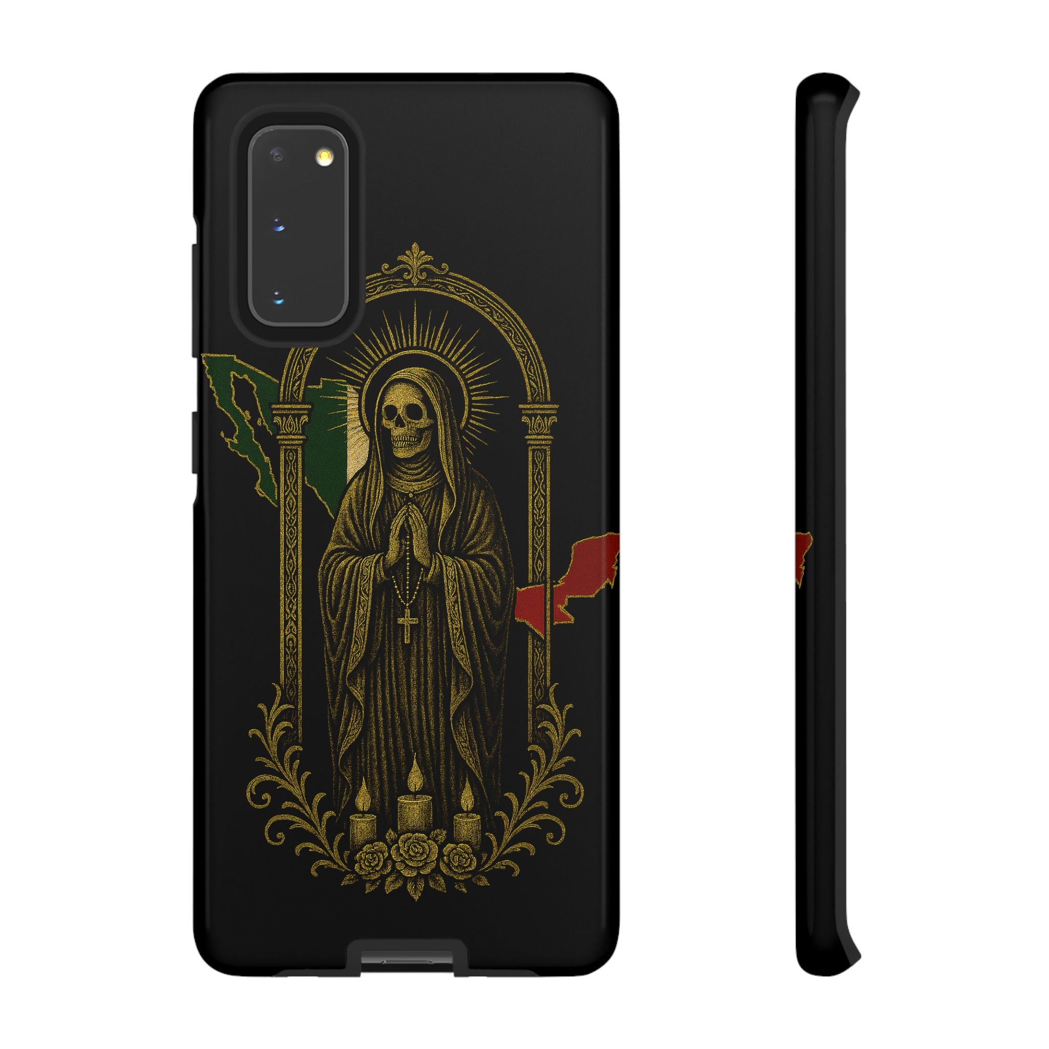 Santa Muerte Altar Protective Phone Case