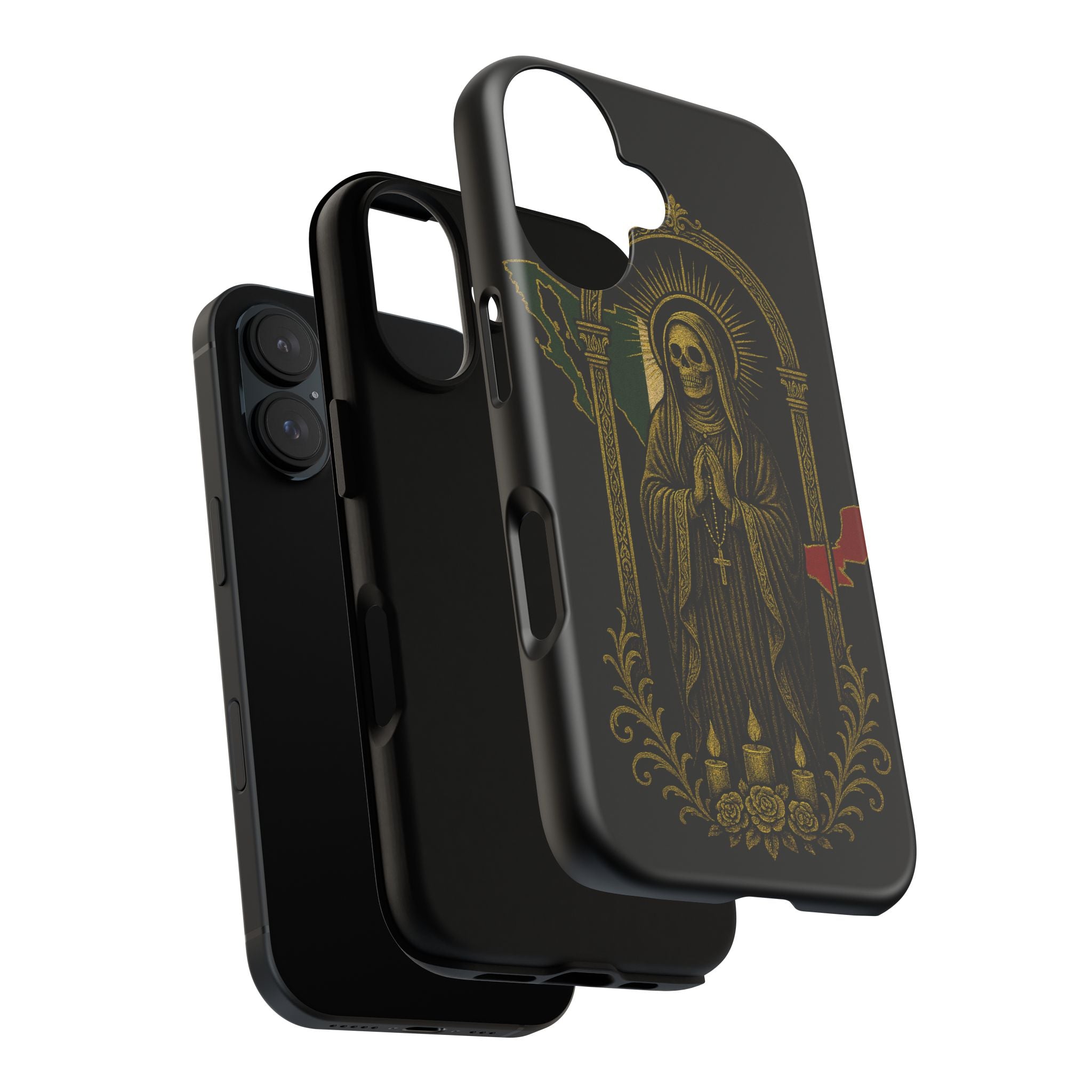 Santa Muerte Altar Protective Phone Case