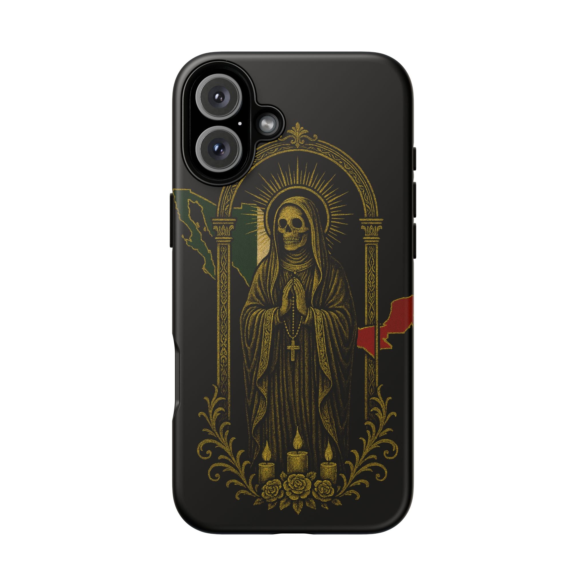 Santa Muerte Altar Protective Phone Case