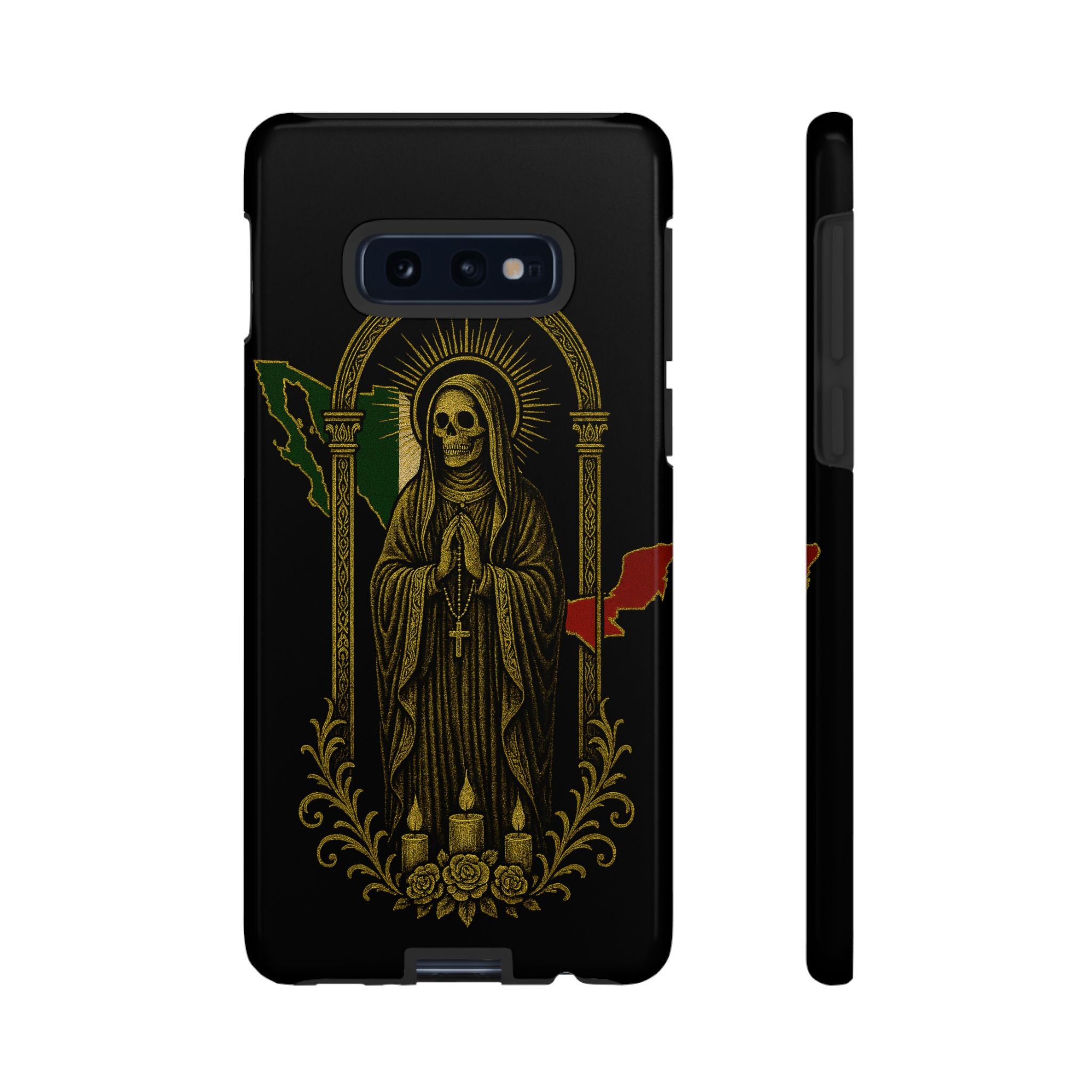 Santa Muerte Altar Protective Phone Case