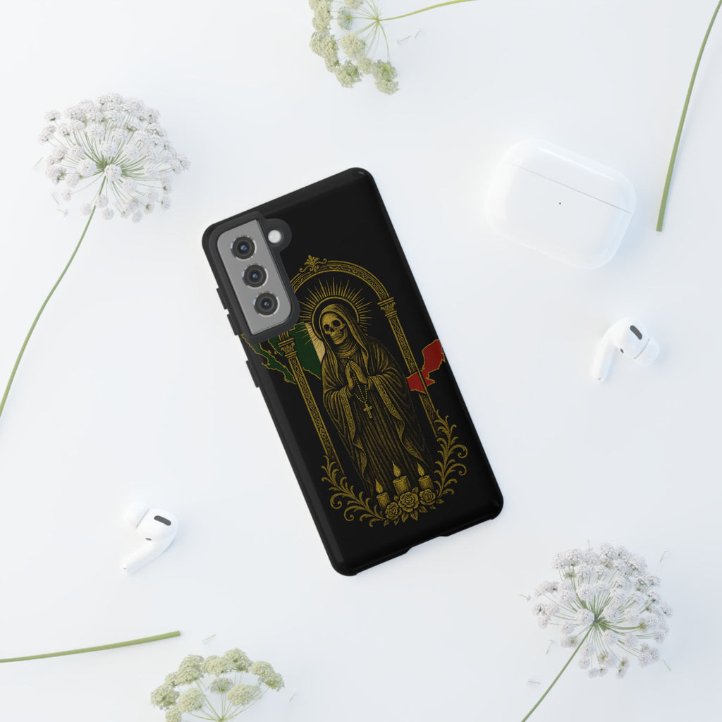 Santa Muerte Altar Protective Phone Case
