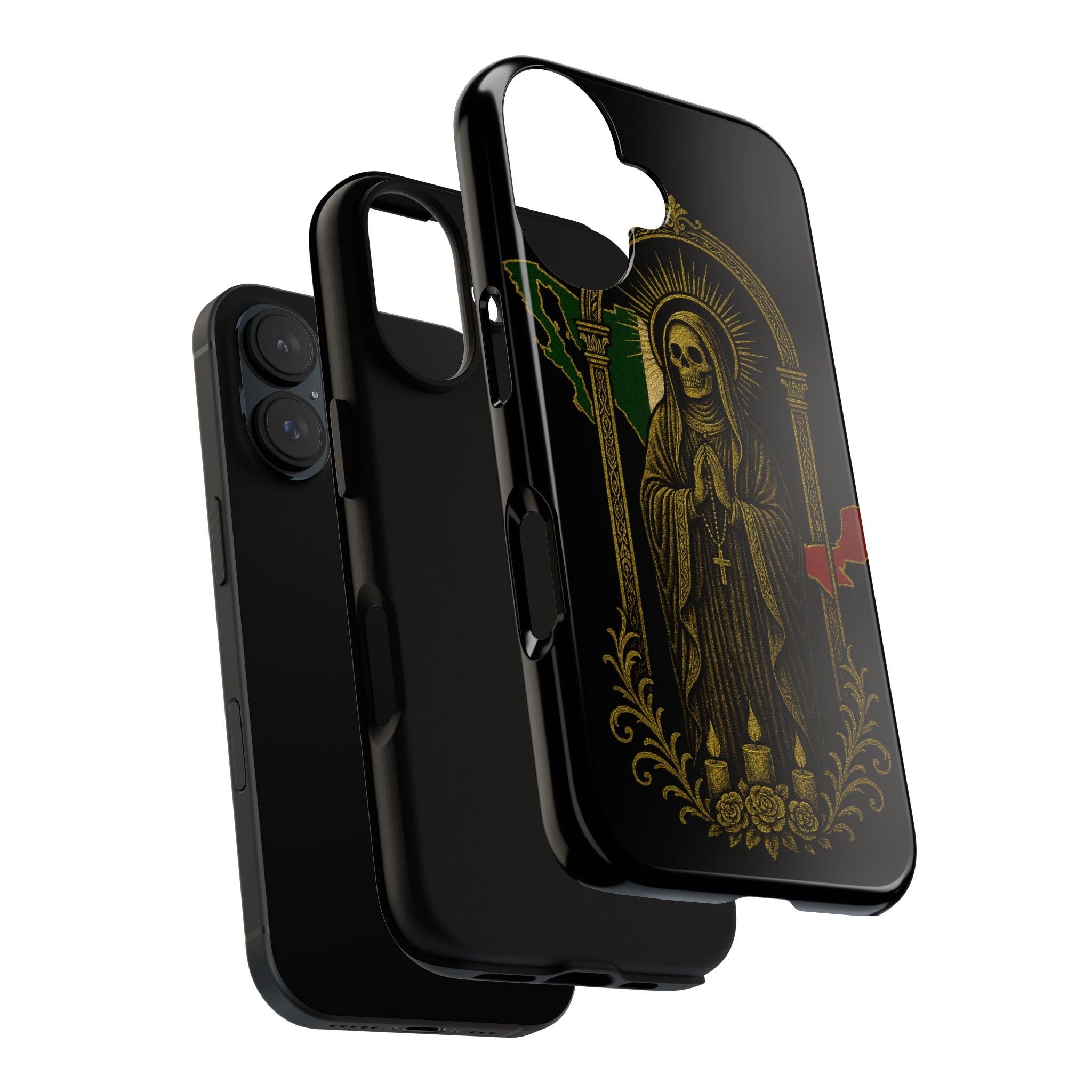 Santa Muerte Altar Protective Phone Case