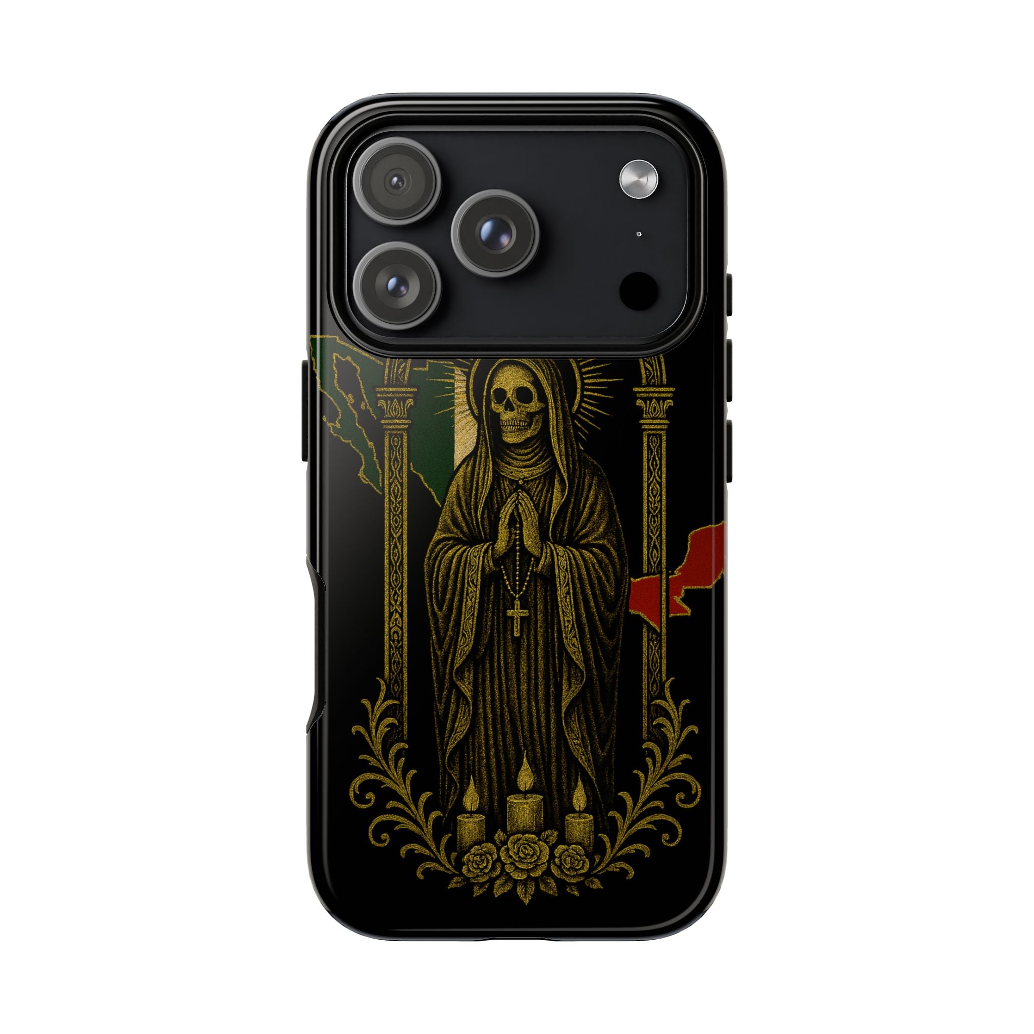 Santa Muerte Altar Protective Phone Case
