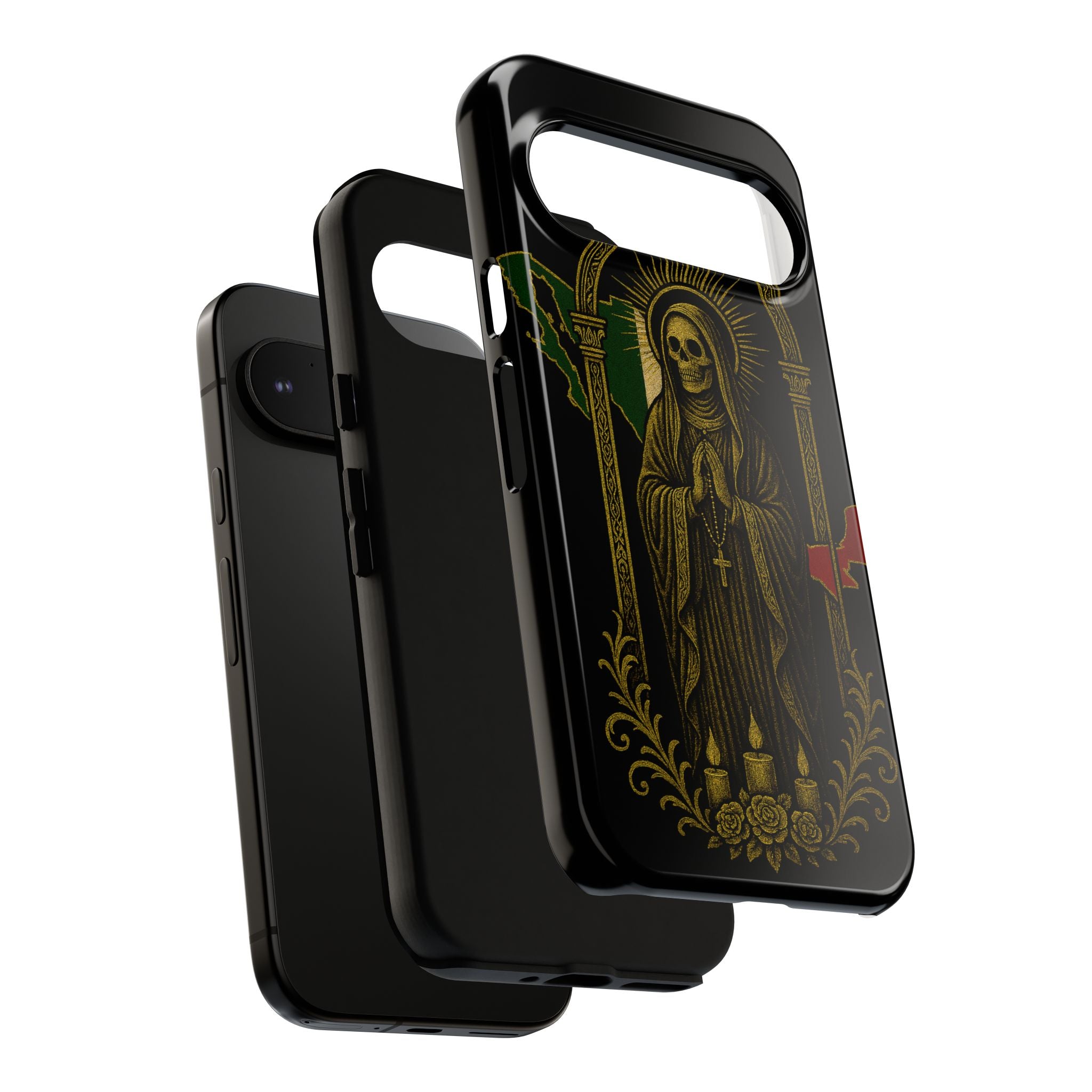 Santa Muerte Altar Protective Phone Case