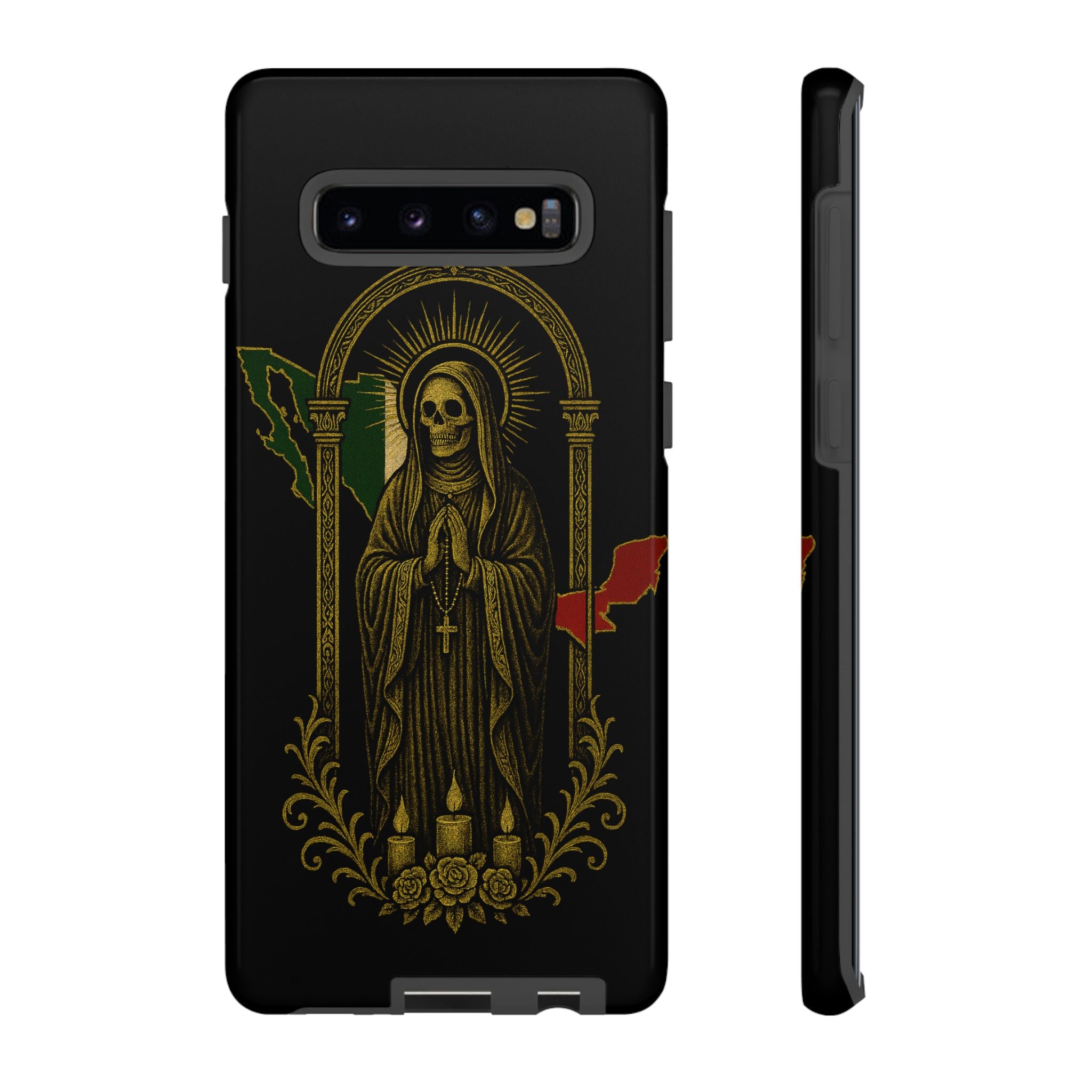 Santa Muerte Altar Protective Phone Case