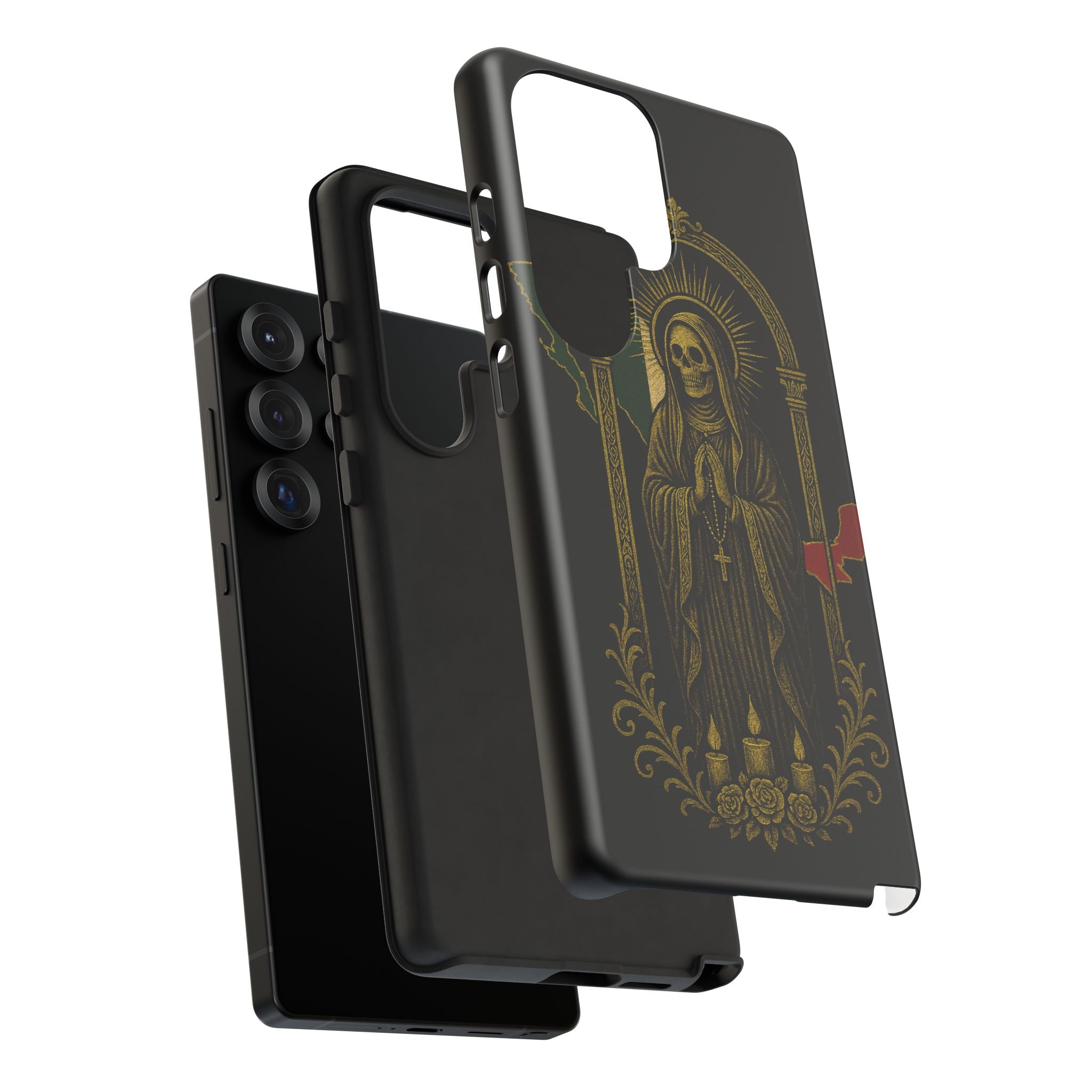 Santa Muerte Altar Protective Phone Case