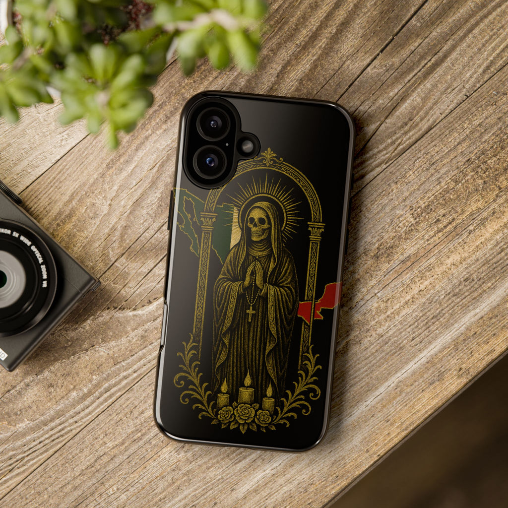 Santa Muerte Altar Protective Phone Case
