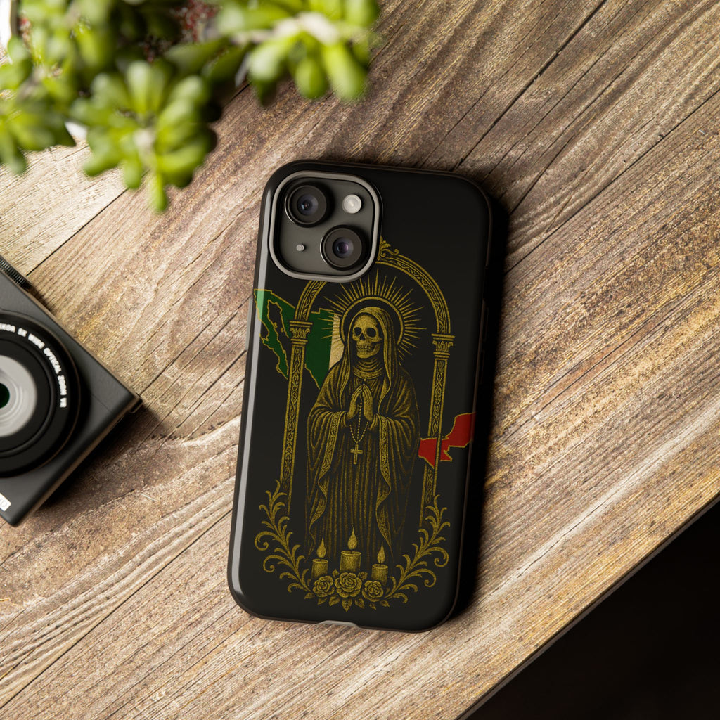 Santa Muerte Altar Protective Phone Case