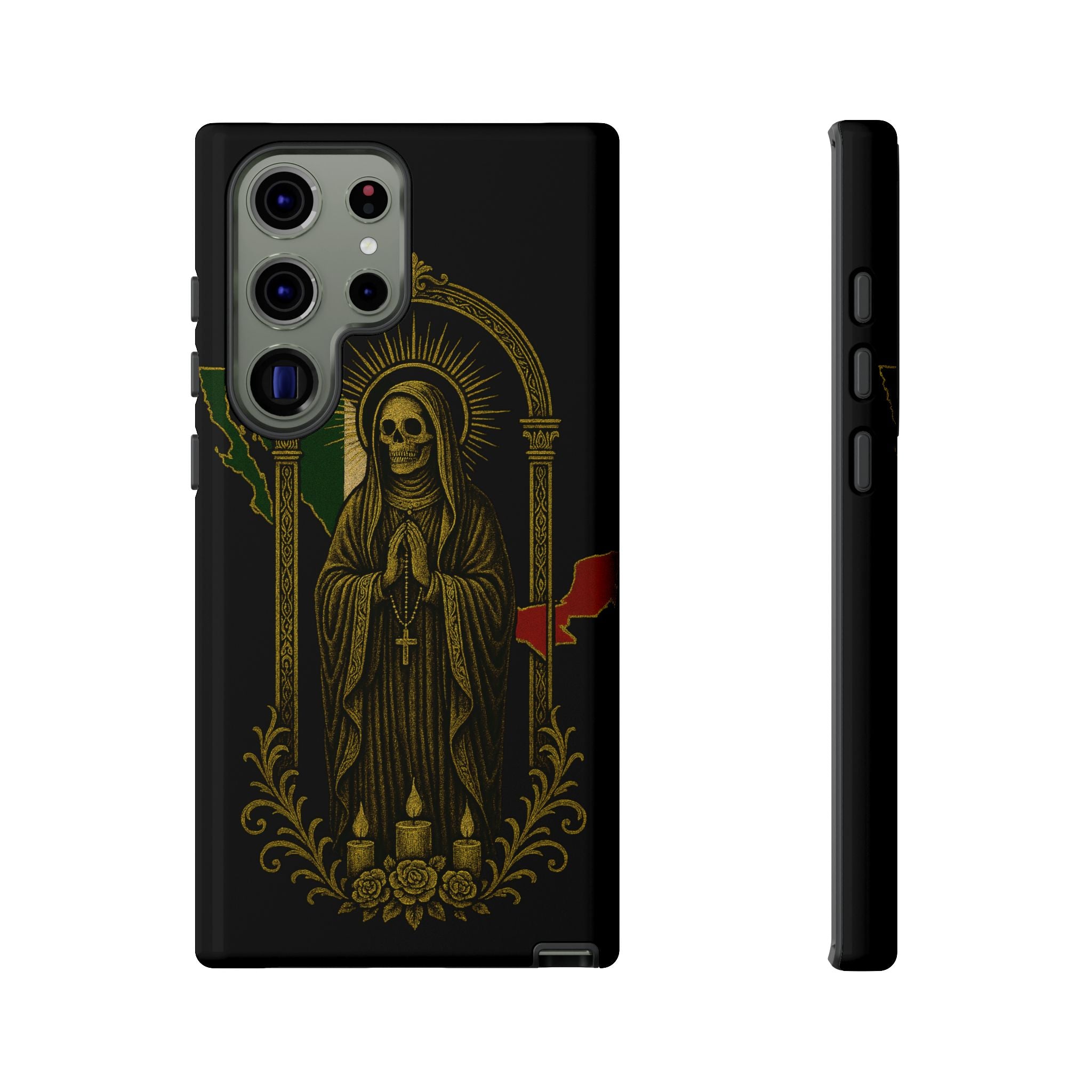Santa Muerte Altar Protective Phone Case