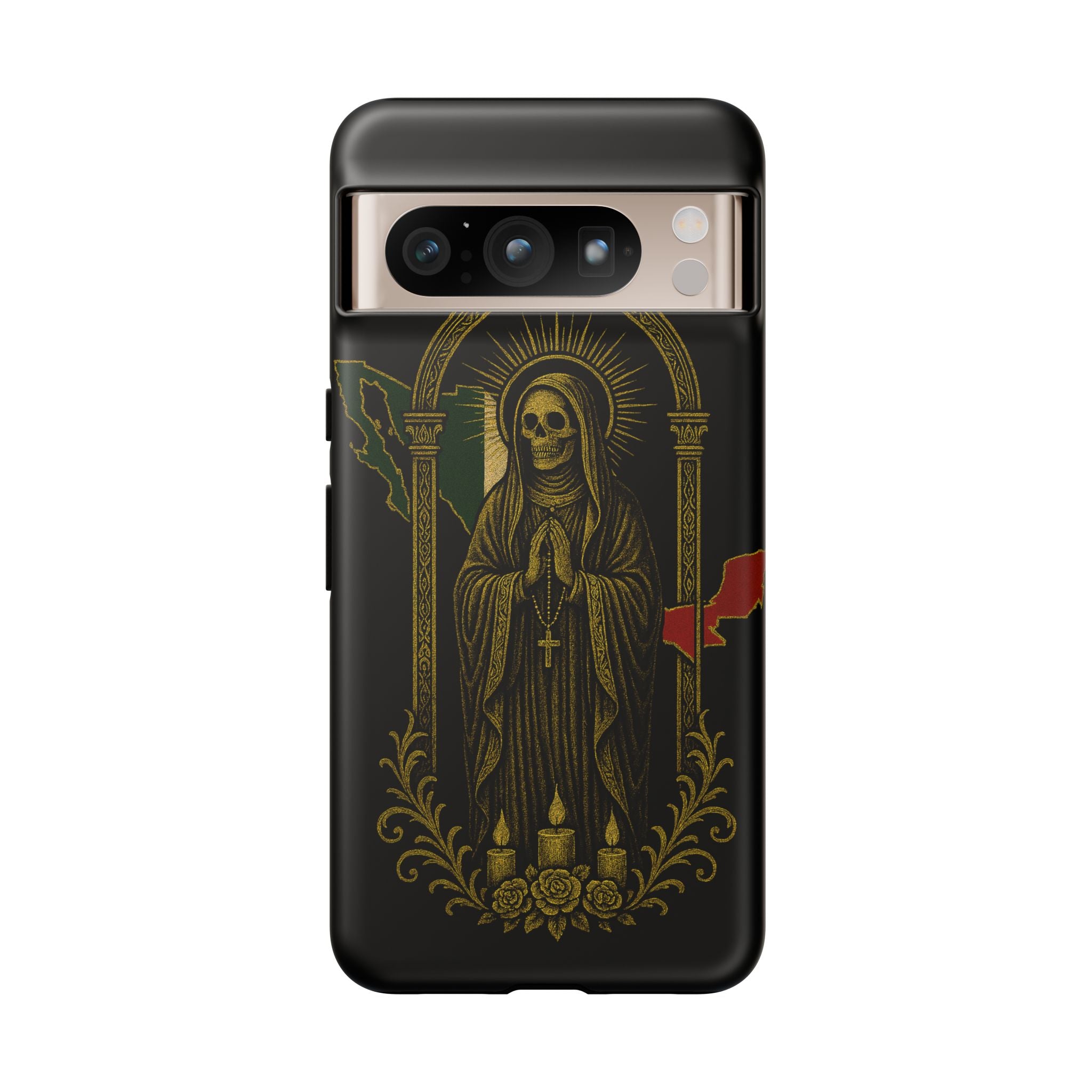 Santa Muerte Altar Protective Phone Case
