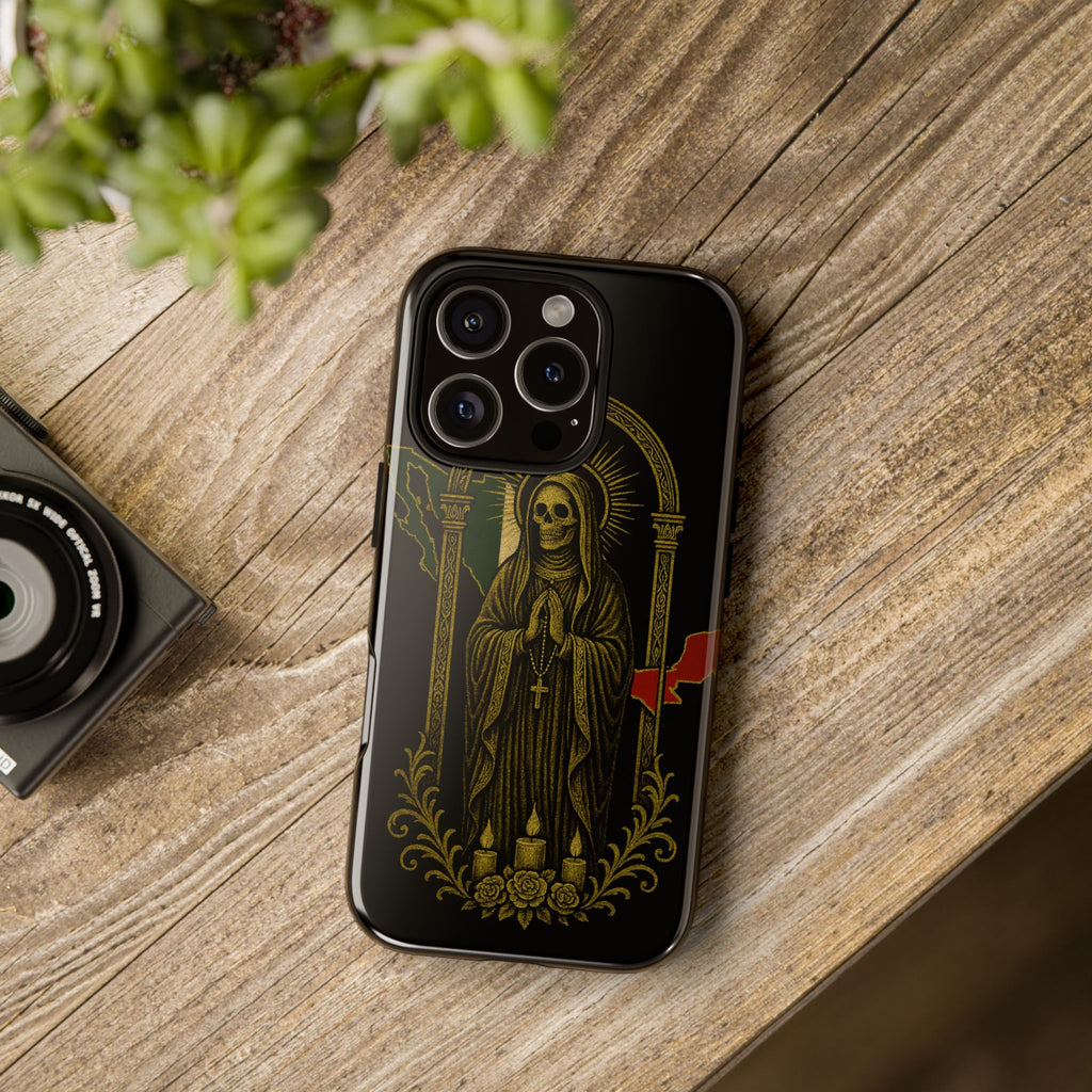 Santa Muerte Altar Protective Phone Case