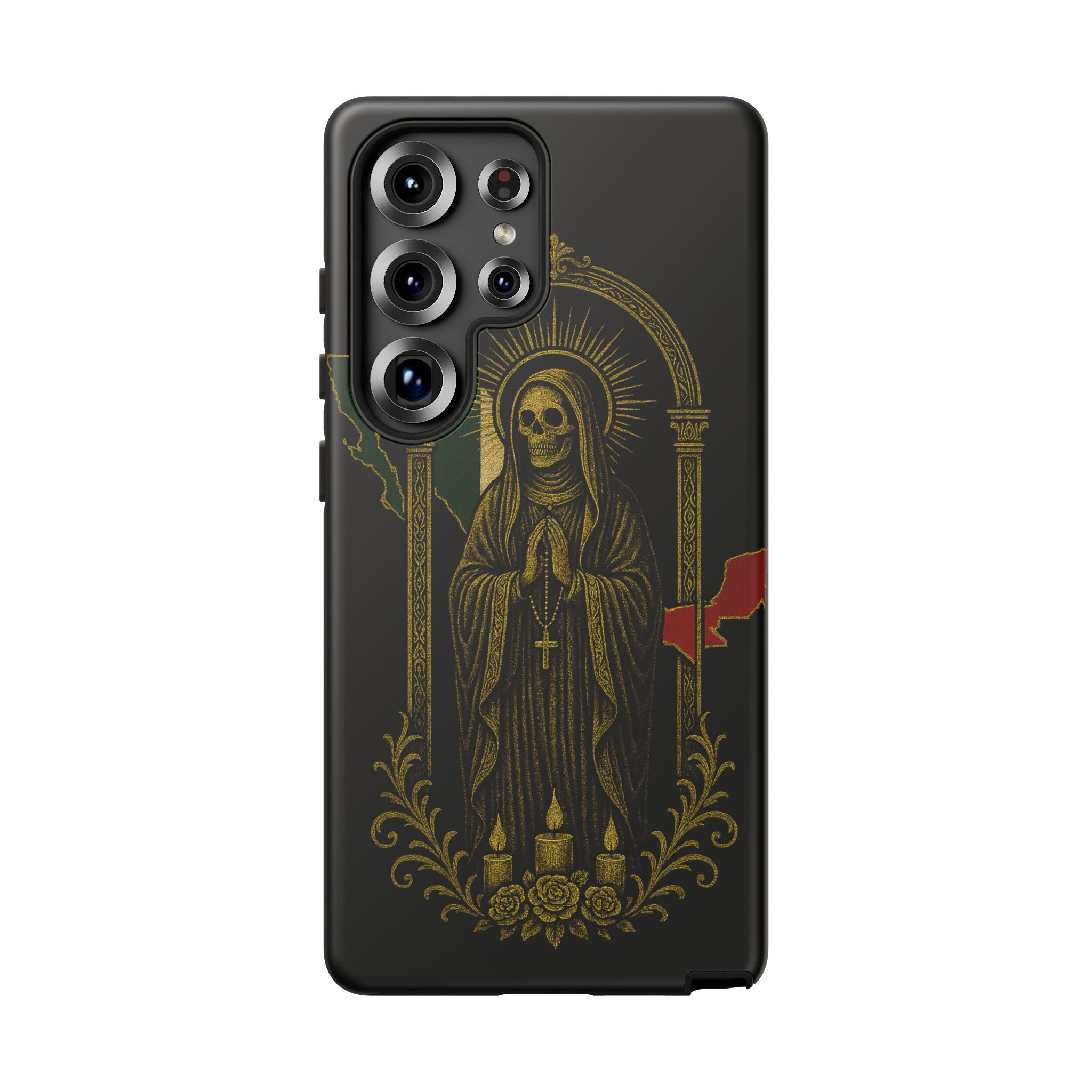 Santa Muerte Altar Protective Phone Case