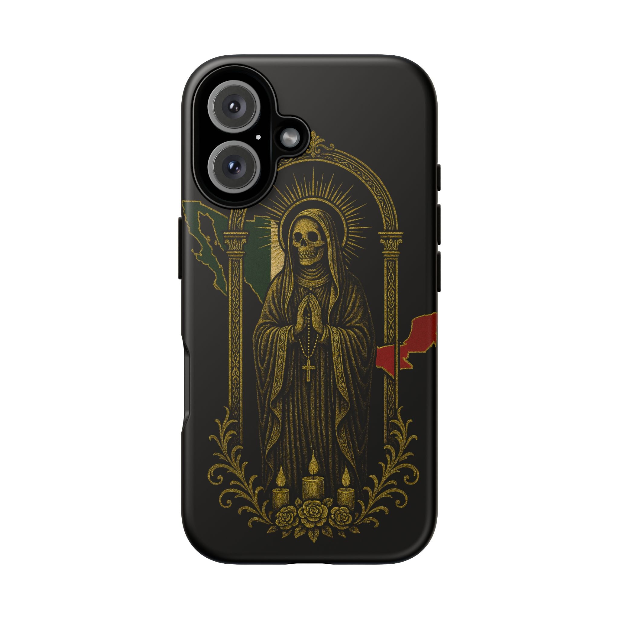 Santa Muerte Altar Protective Phone Case