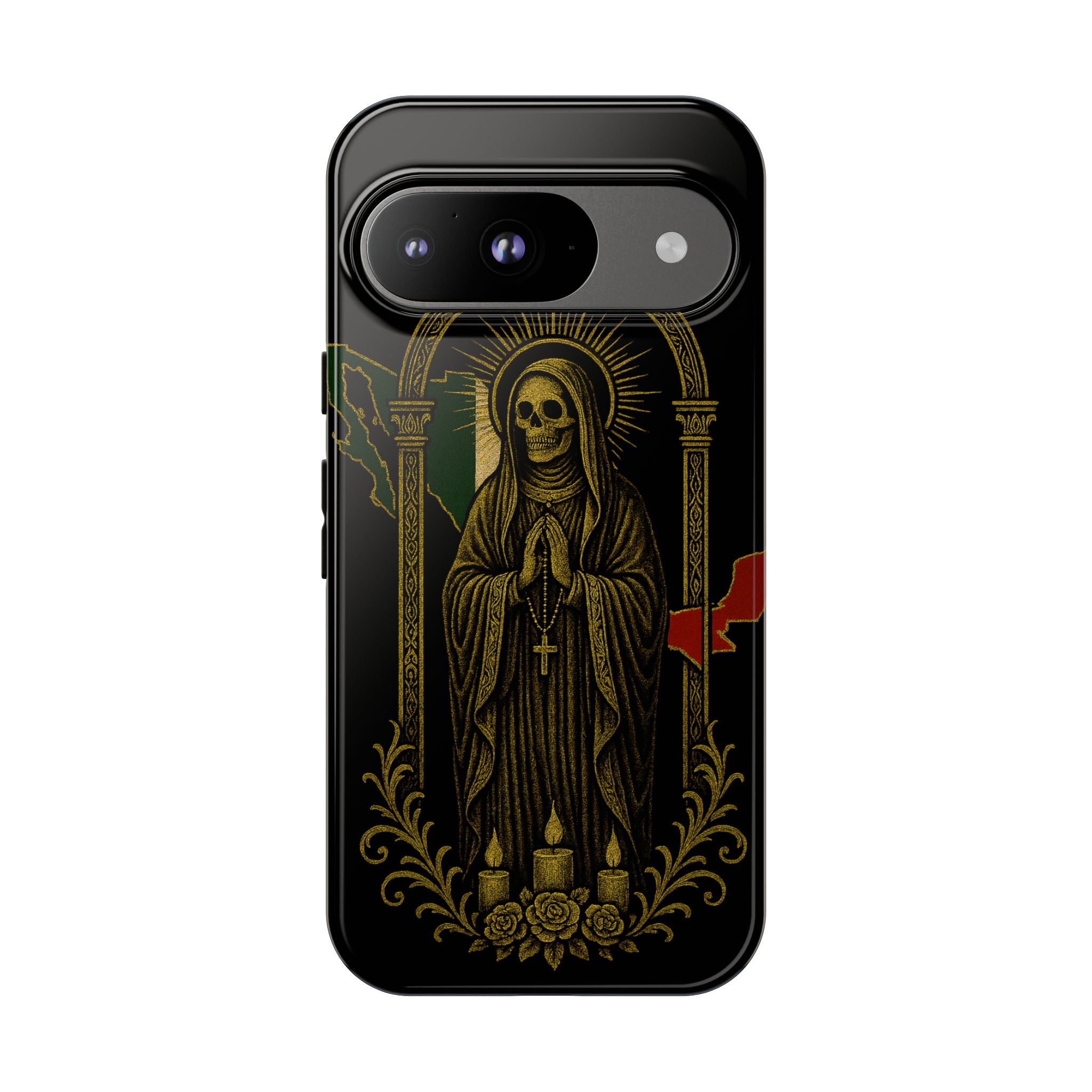 Santa Muerte Altar Protective Phone Case