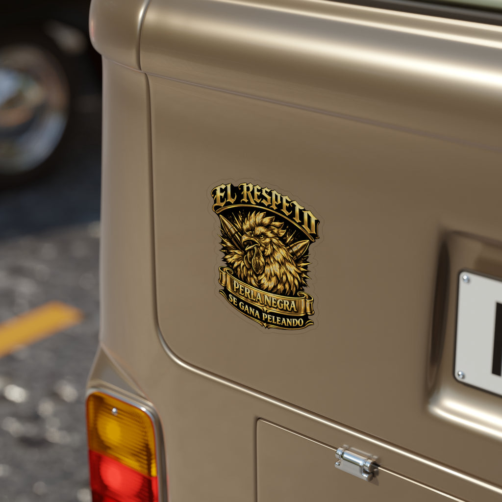 Golden Rooster Die-Cut sticker