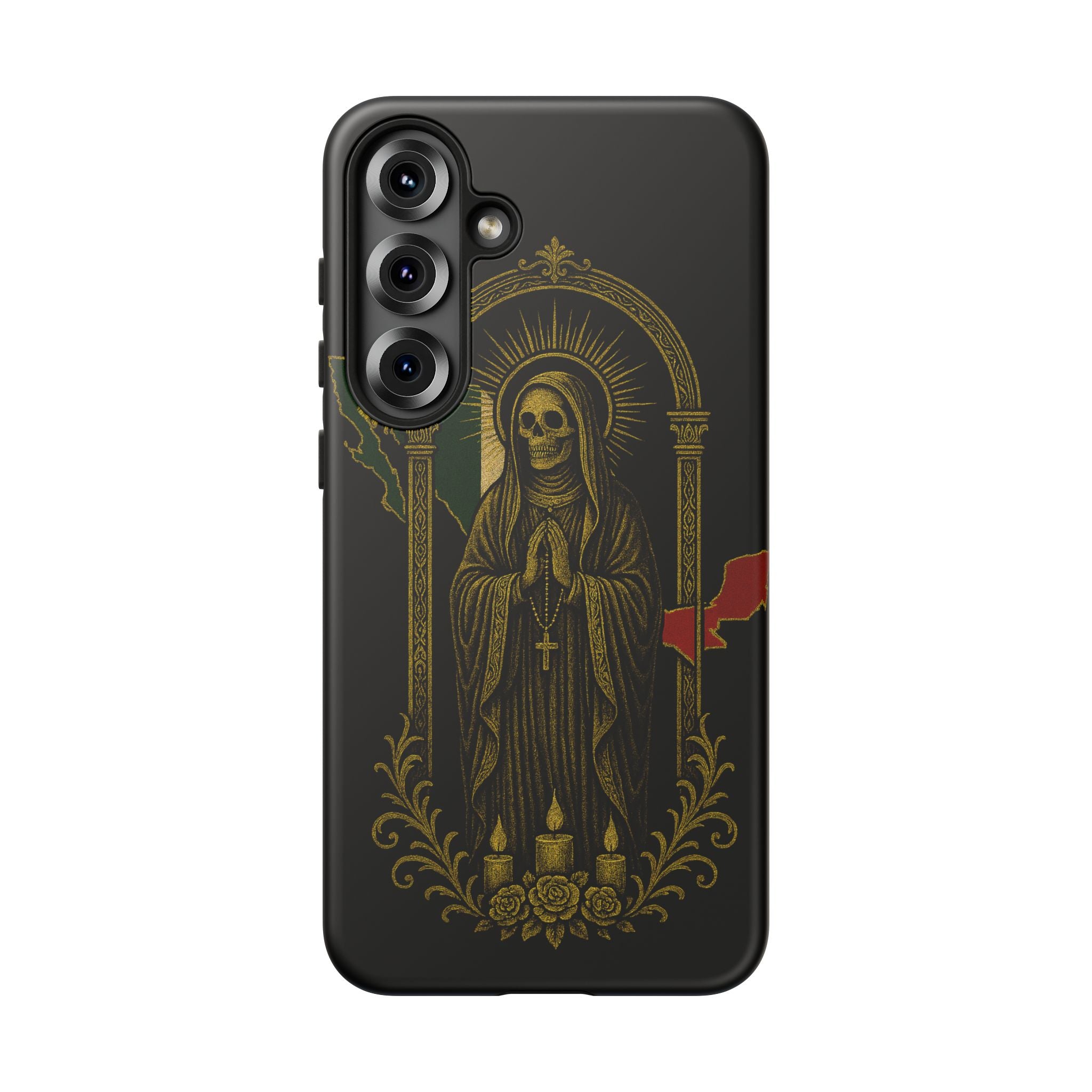 Santa Muerte Altar Protective Phone Case