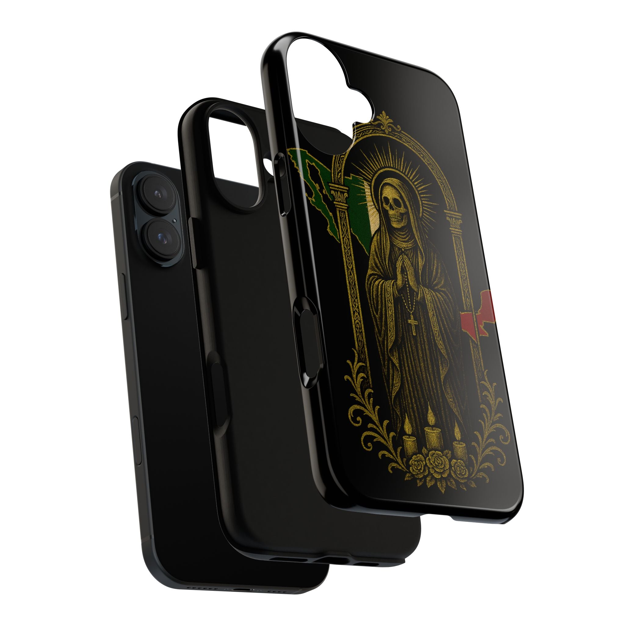Santa Muerte Altar Protective Phone Case