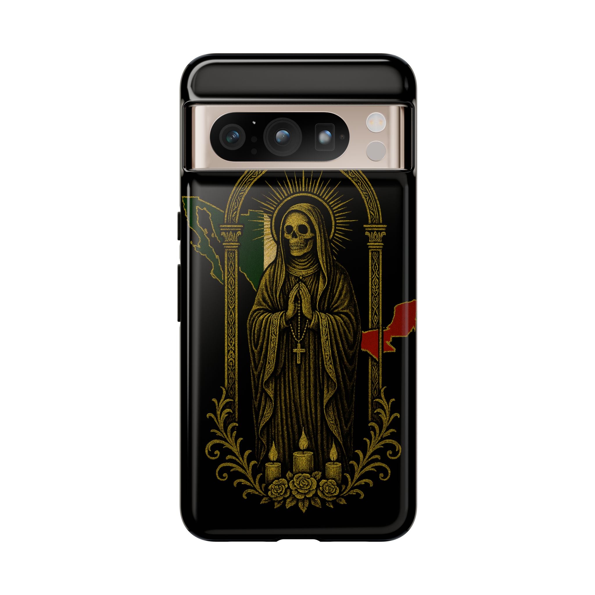 Santa Muerte Altar Protective Phone Case
